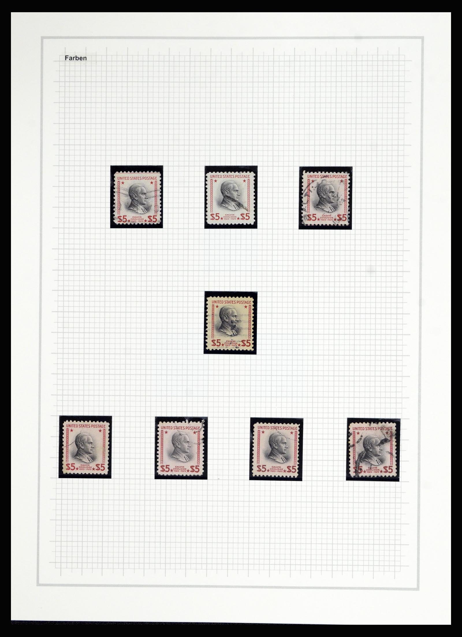 36909 316 - Stamp collection 36909 USA 1938-1954.
