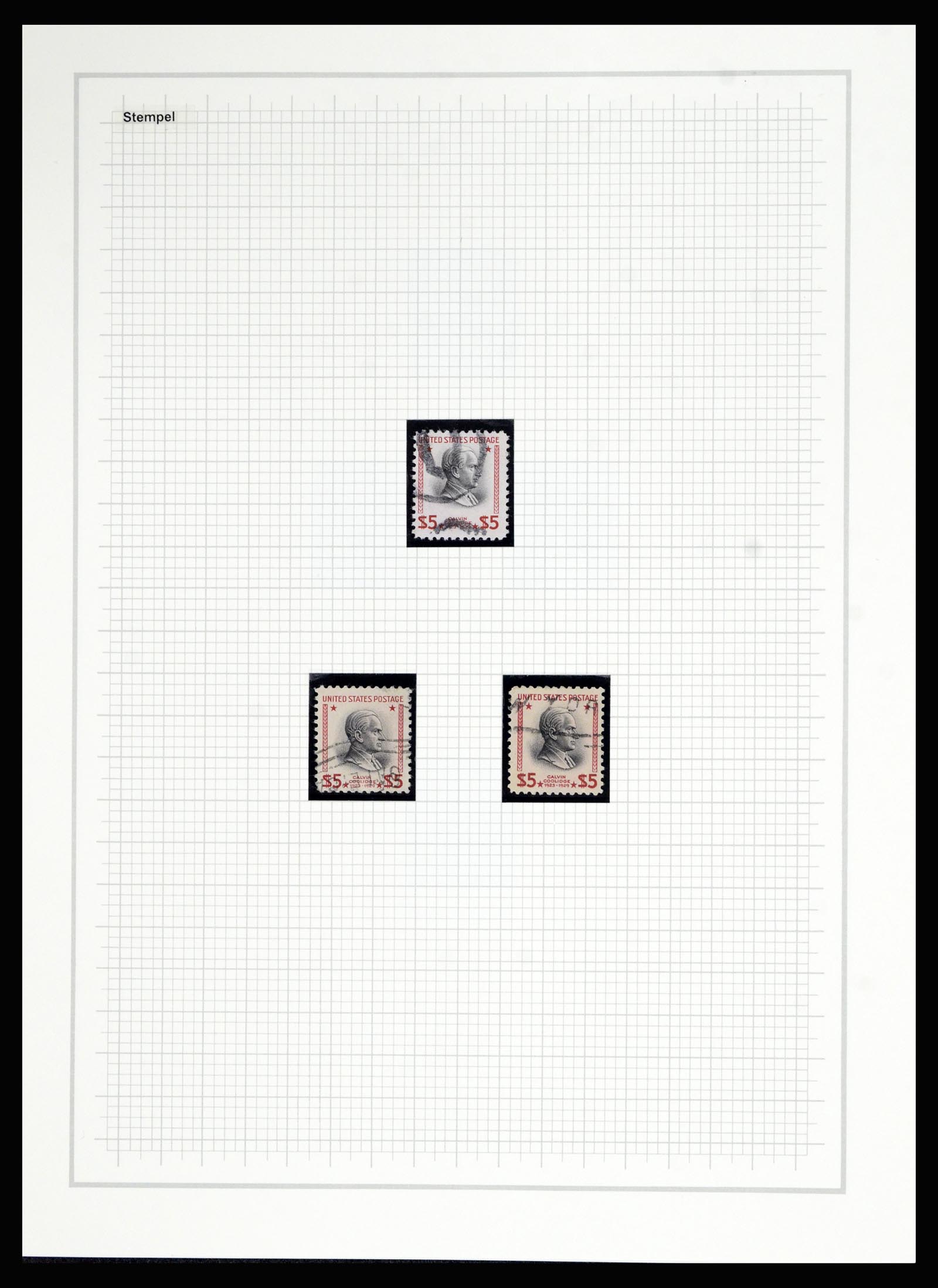 36909 317 - Stamp collection 36909 USA 1938-1954.
