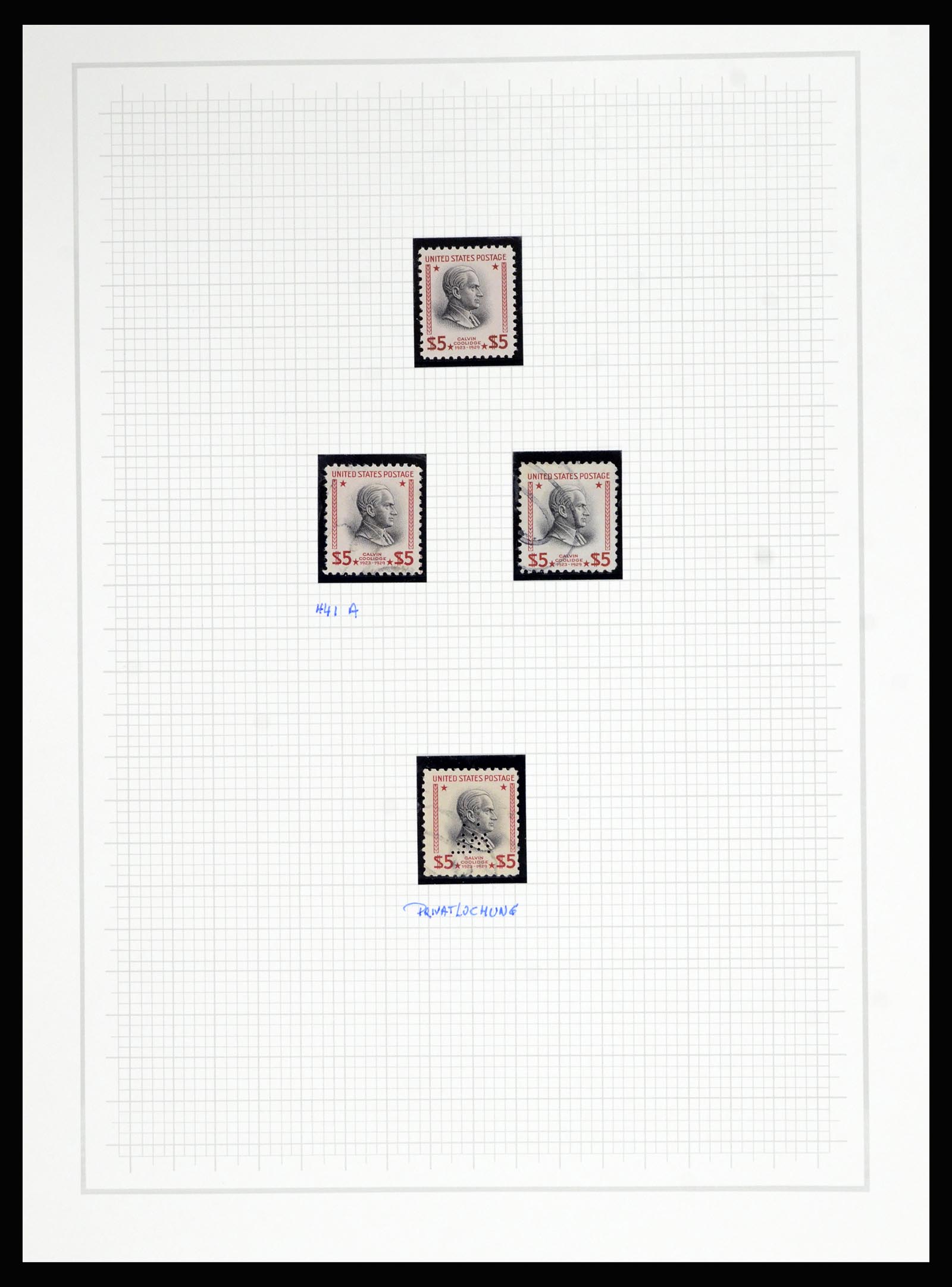 36909 318 - Stamp collection 36909 USA 1938-1954.