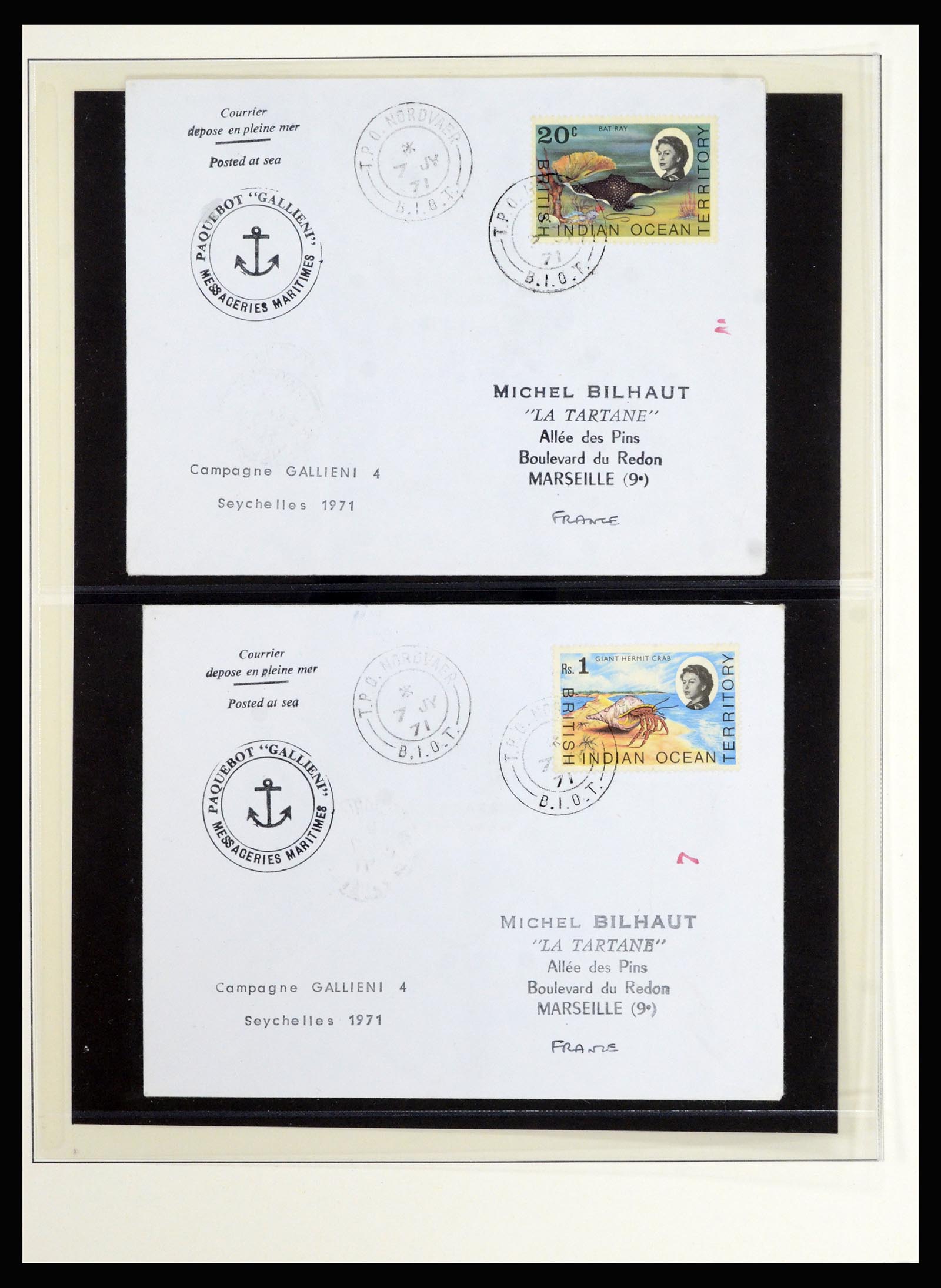 36913 001 - Postzegelverzameling 36913 BIOT 1968-1997.