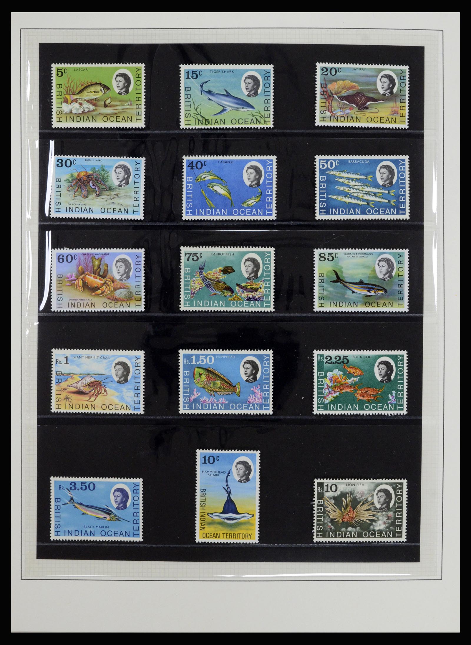 36913 004 - Postzegelverzameling 36913 BIOT 1968-1997.