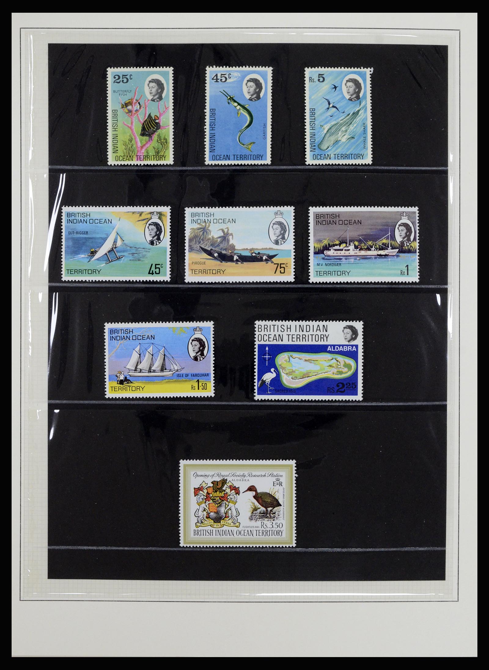 36913 005 - Postzegelverzameling 36913 BIOT 1968-1997.