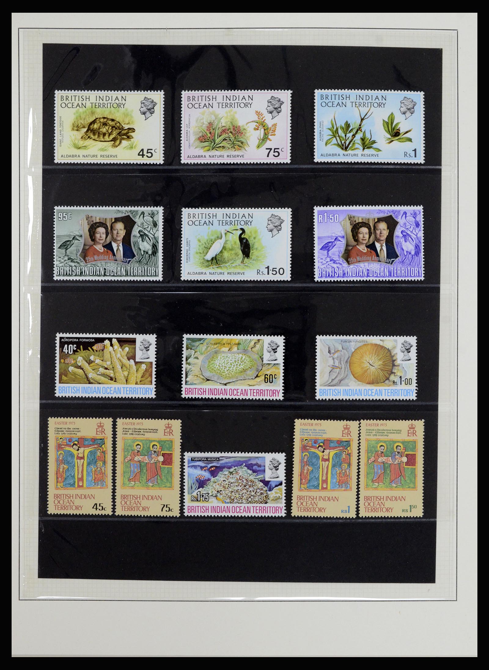 36913 006 - Stamp collection 36913 BIOT 1968-1997.