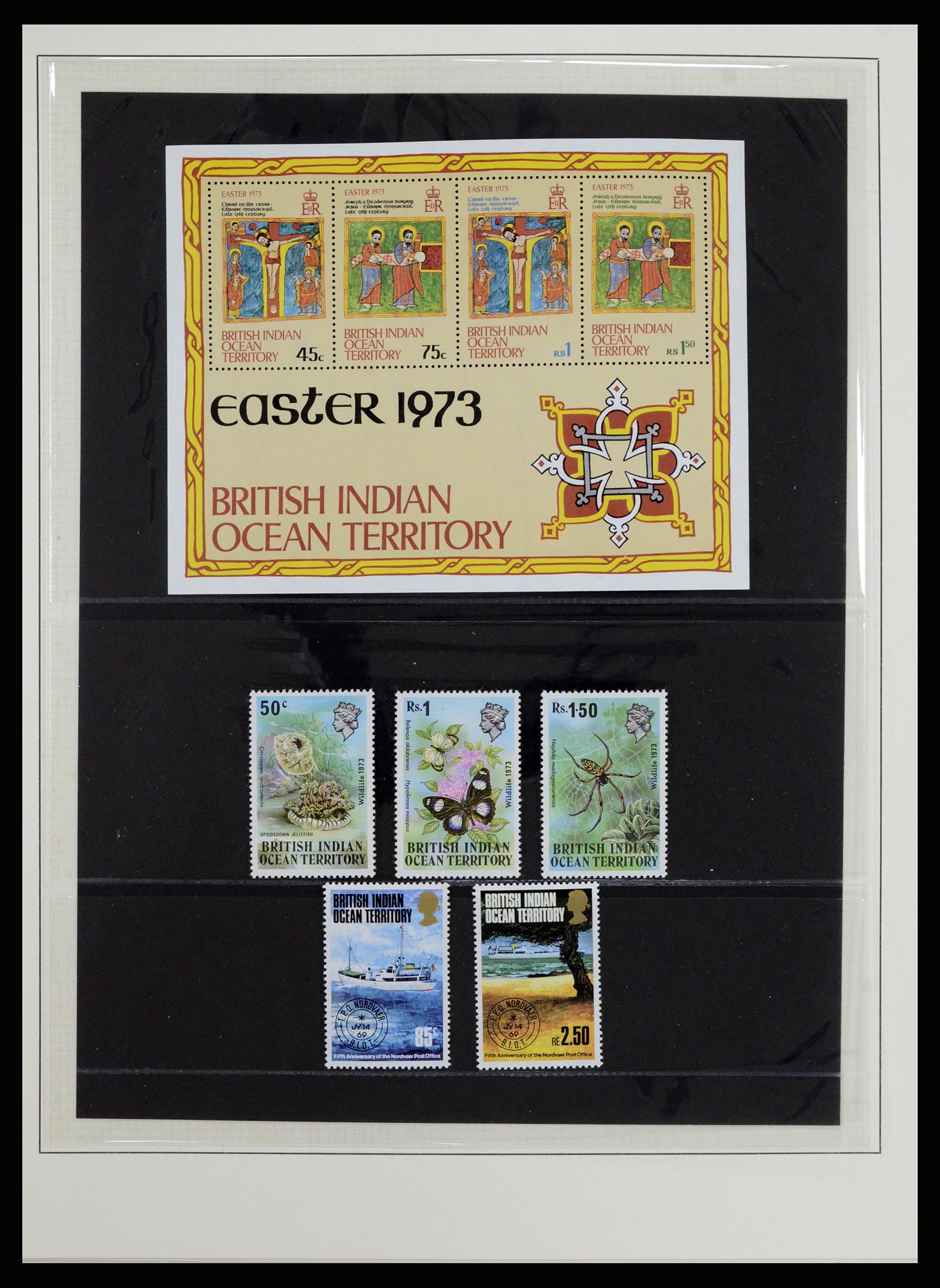 36913 007 - Stamp collection 36913 BIOT 1968-1997.
