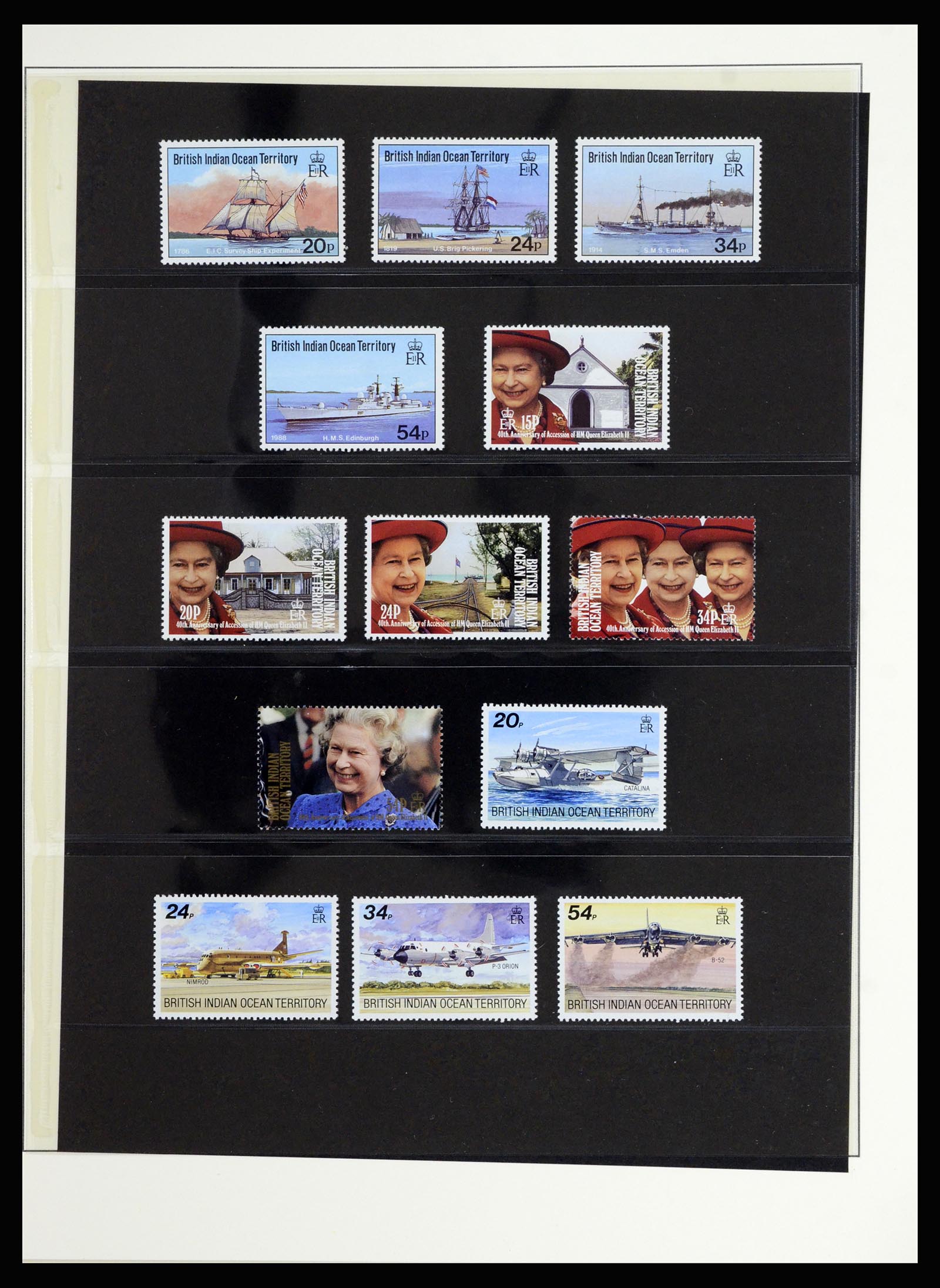 36913 014 - Postzegelverzameling 36913 BIOT 1968-1997.
