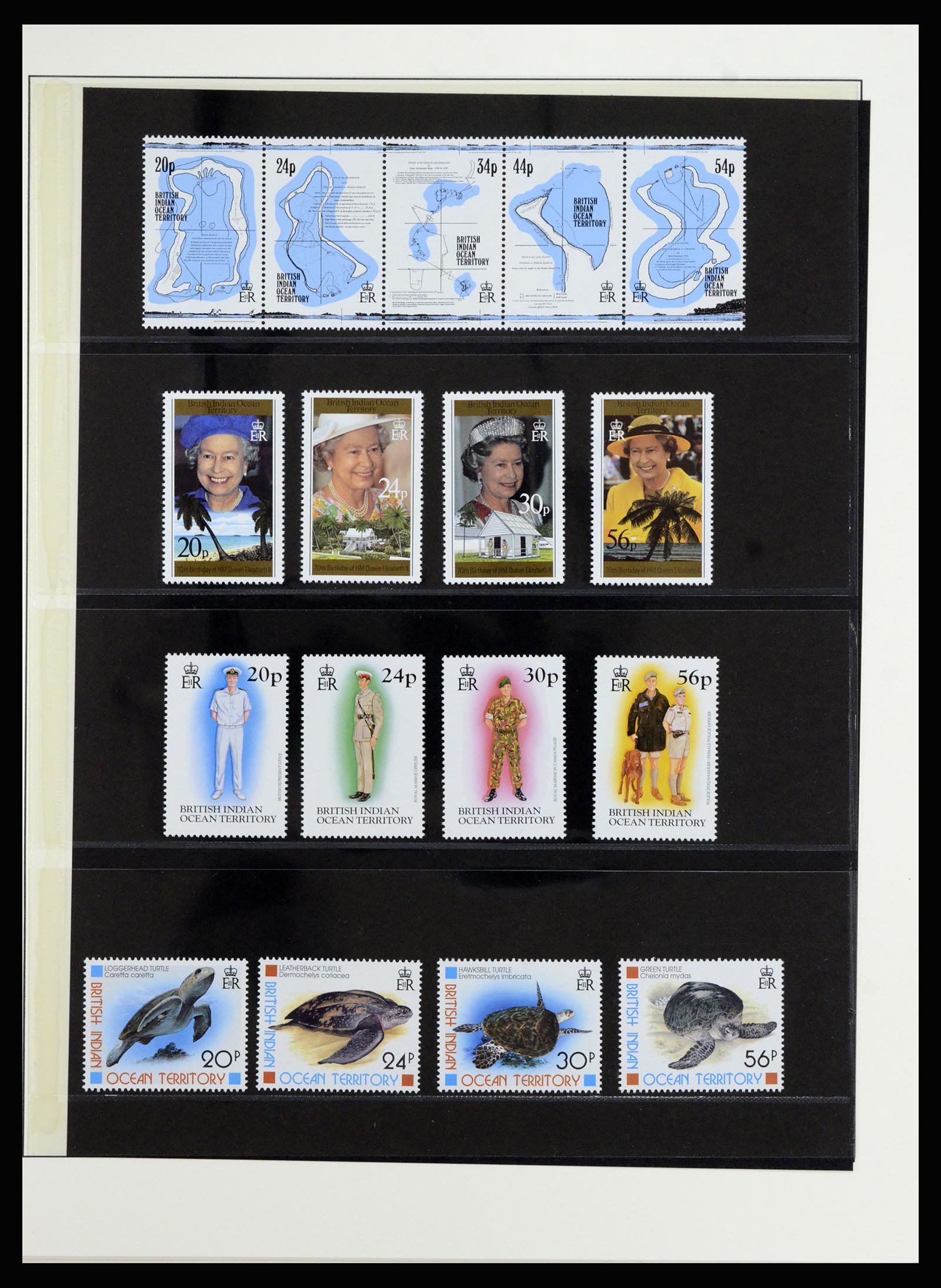 36913 017 - Postzegelverzameling 36913 BIOT 1968-1997.