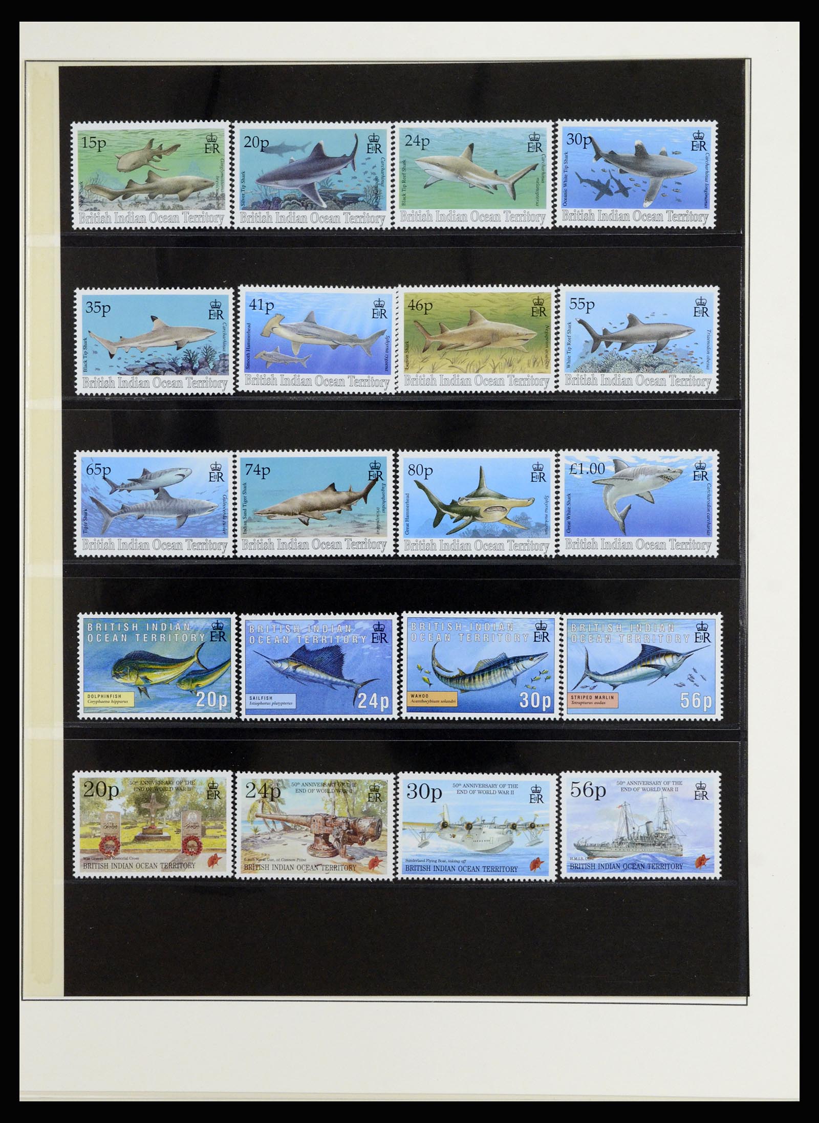 36913 018 - Stamp collection 36913 BIOT 1968-1997.