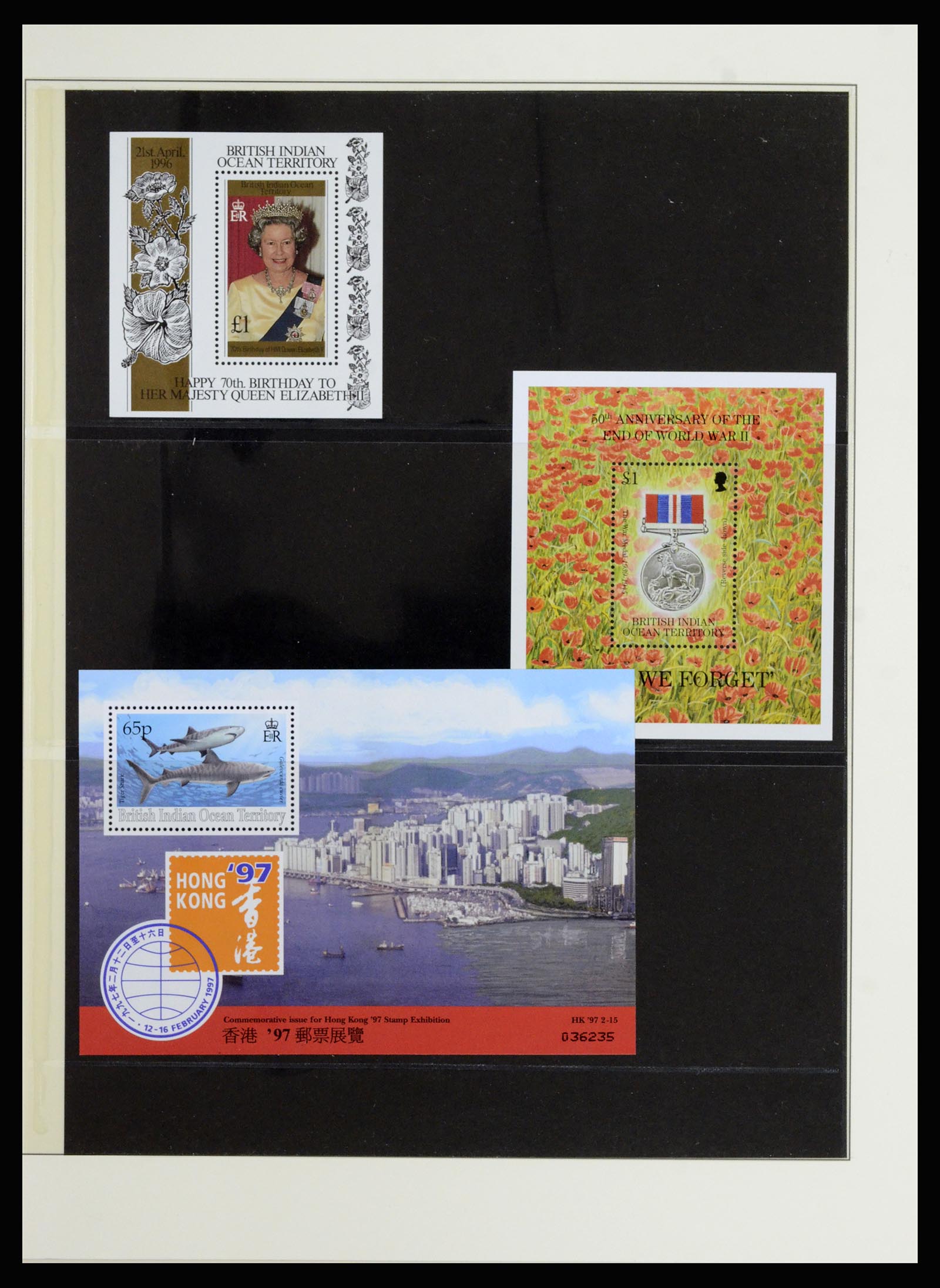 36913 019 - Stamp collection 36913 BIOT 1968-1997.