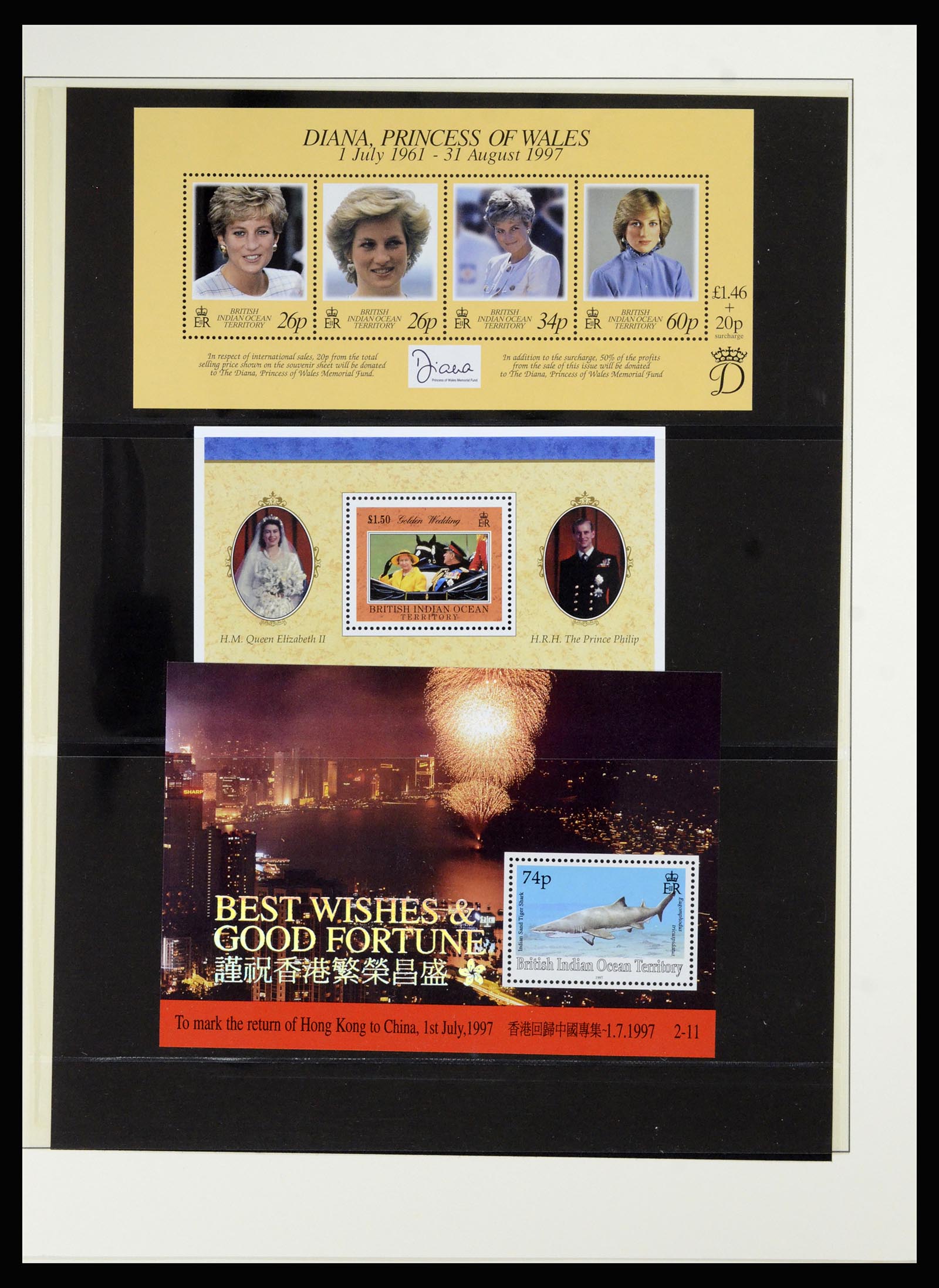 36913 021 - Postzegelverzameling 36913 BIOT 1968-1997.