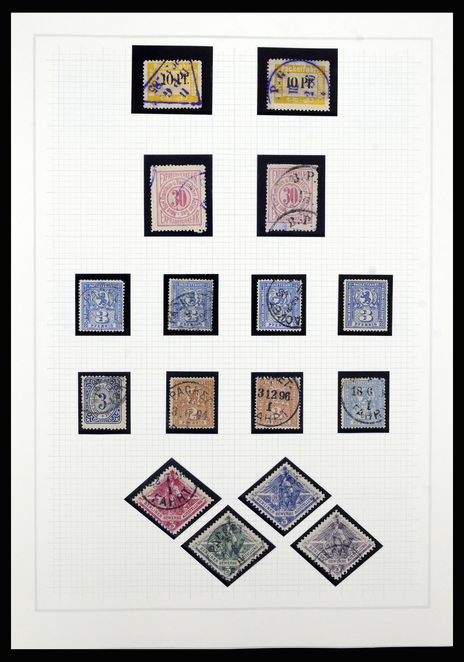 36917 005 - Postzegelverzameling 36917 Duitsland stadspost 1891-1900.
