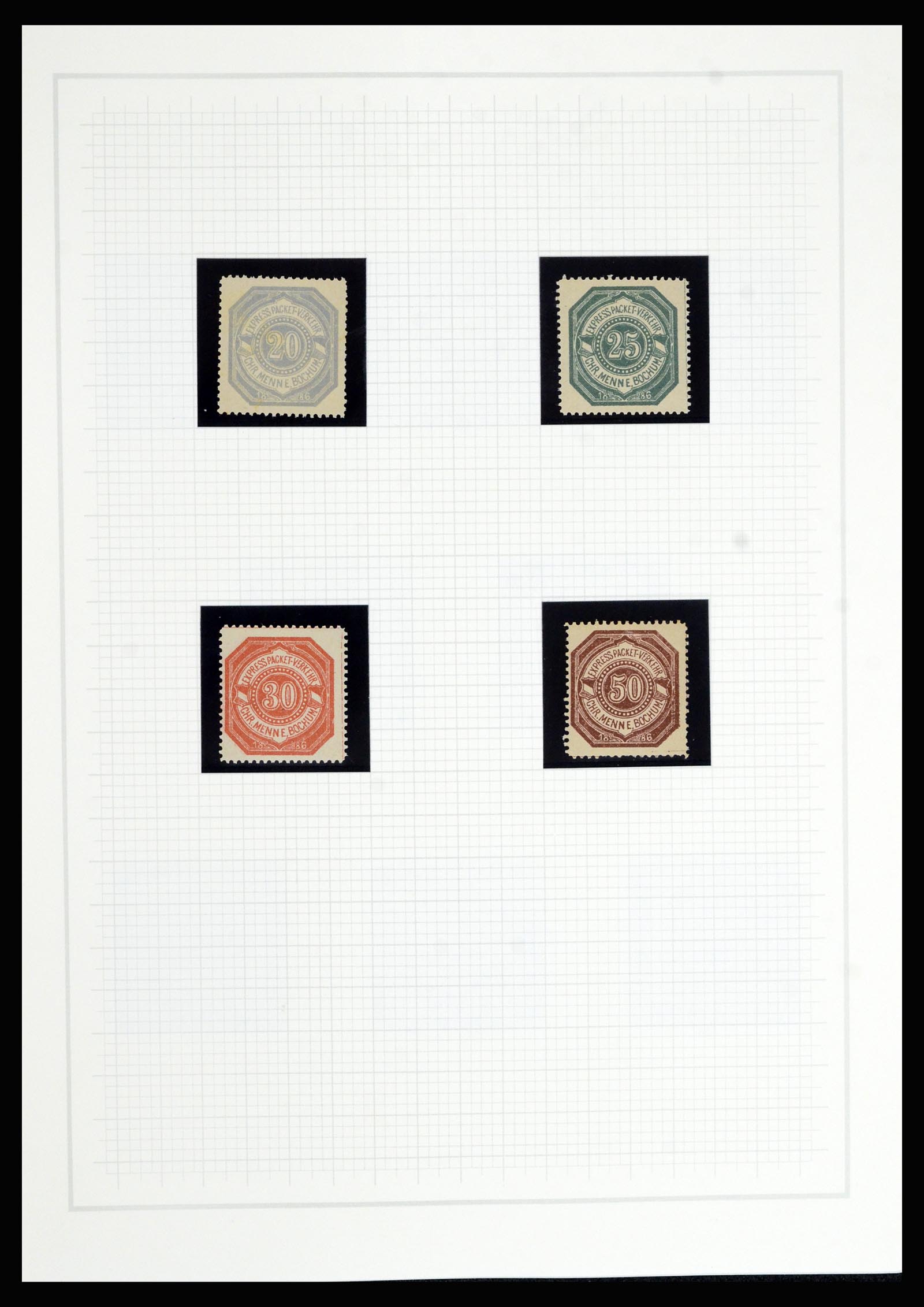 36917 016 - Postzegelverzameling 36917 Duitsland stadspost 1891-1900.