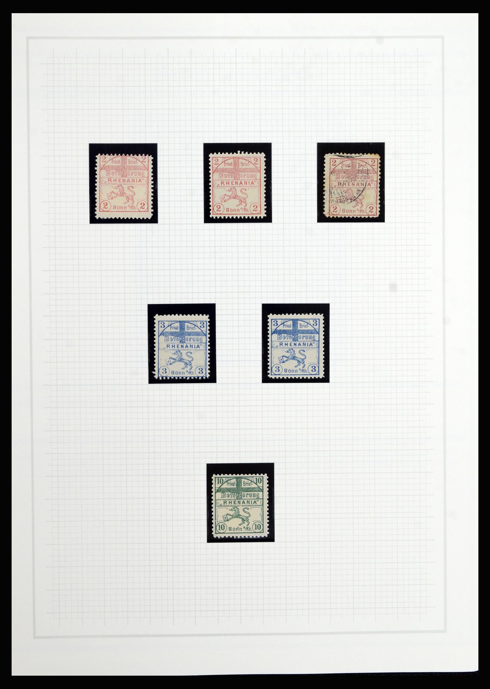 36917 020 - Postzegelverzameling 36917 Duitsland stadspost 1891-1900.
