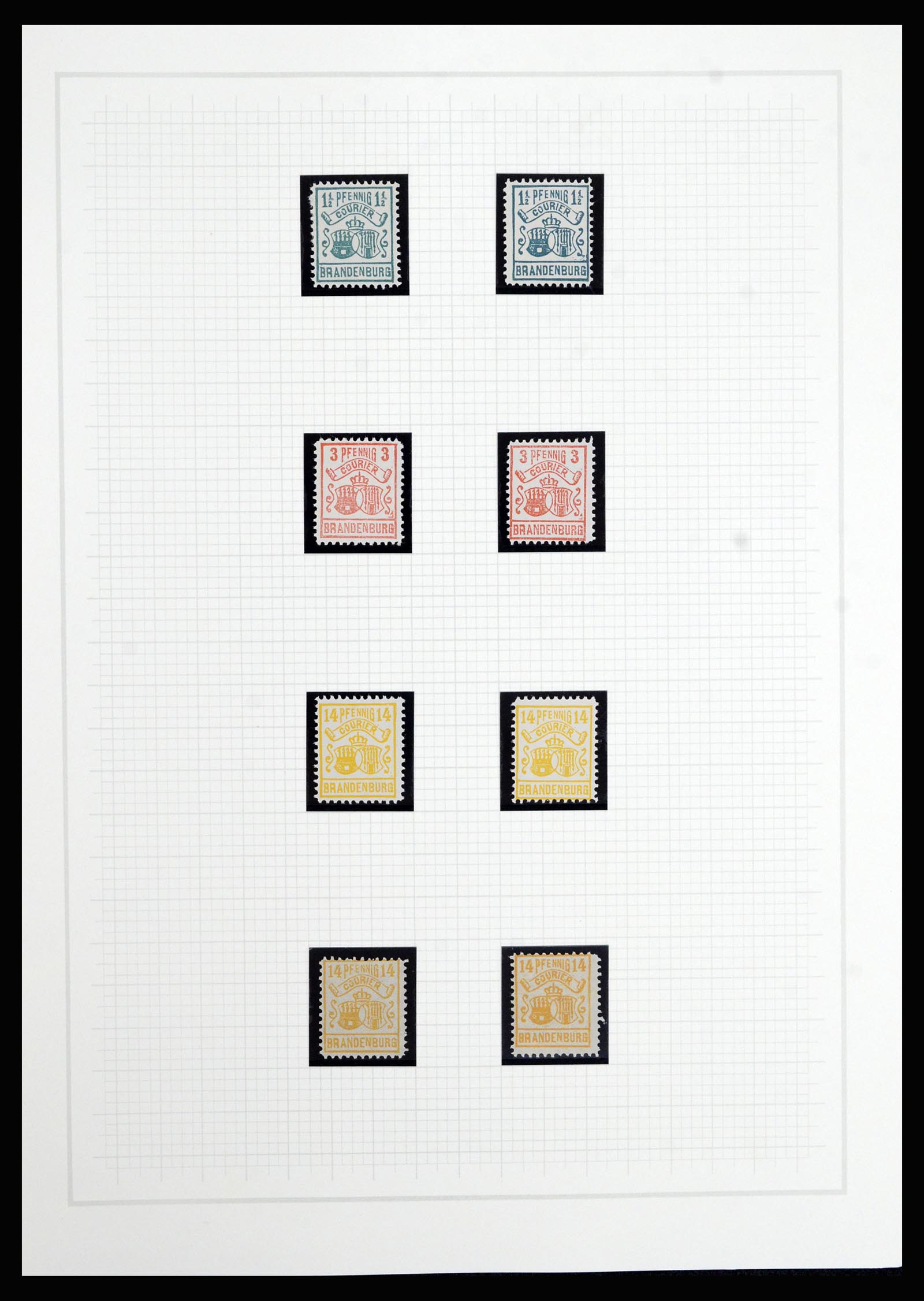 36917 021 - Postzegelverzameling 36917 Duitsland stadspost 1891-1900.