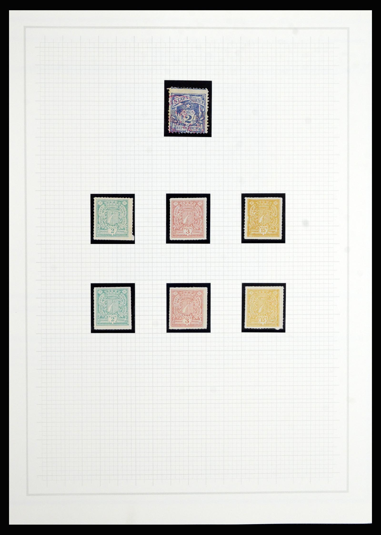 36917 029 - Postzegelverzameling 36917 Duitsland stadspost 1891-1900.