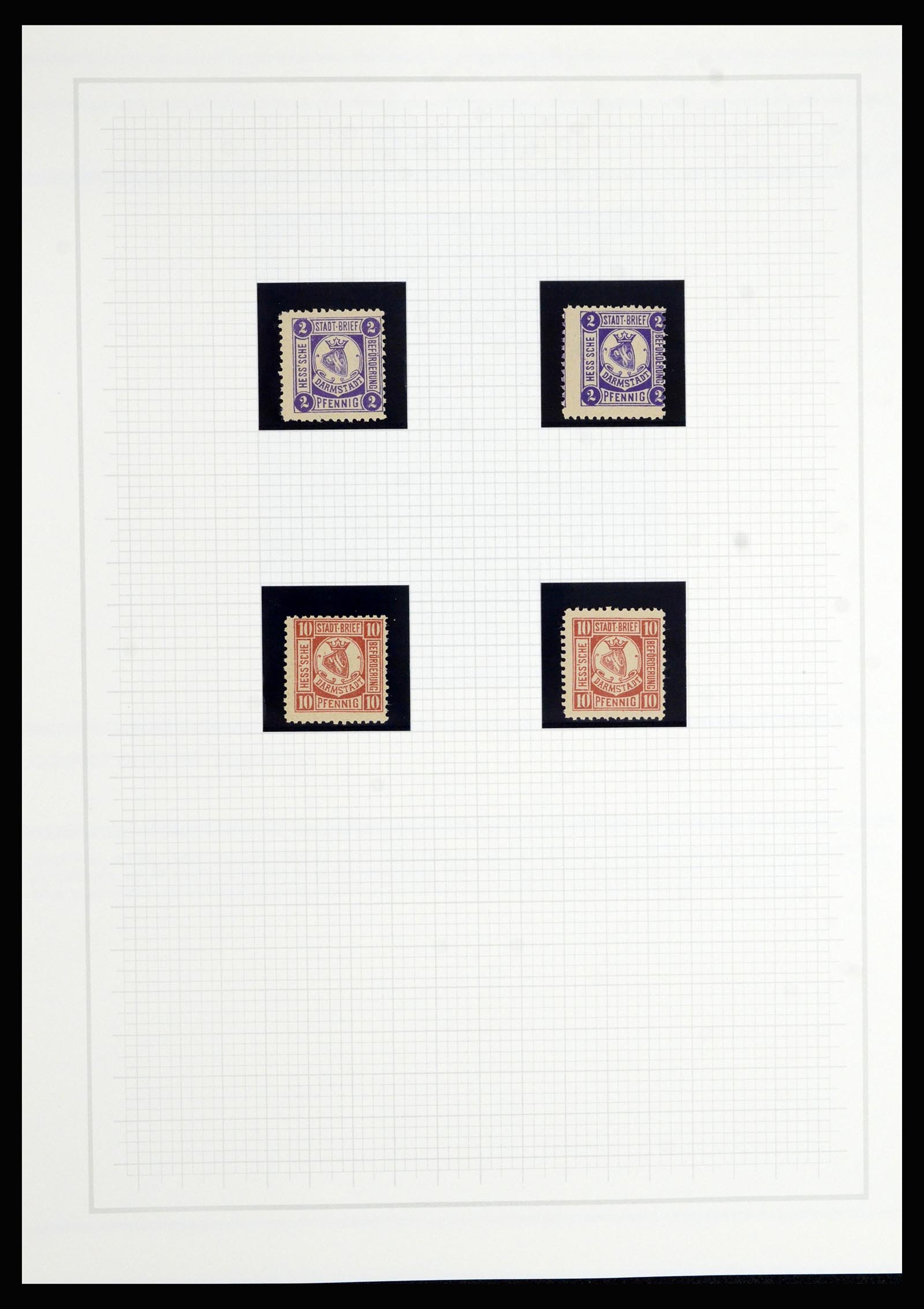 36917 031 - Postzegelverzameling 36917 Duitsland stadspost 1891-1900.