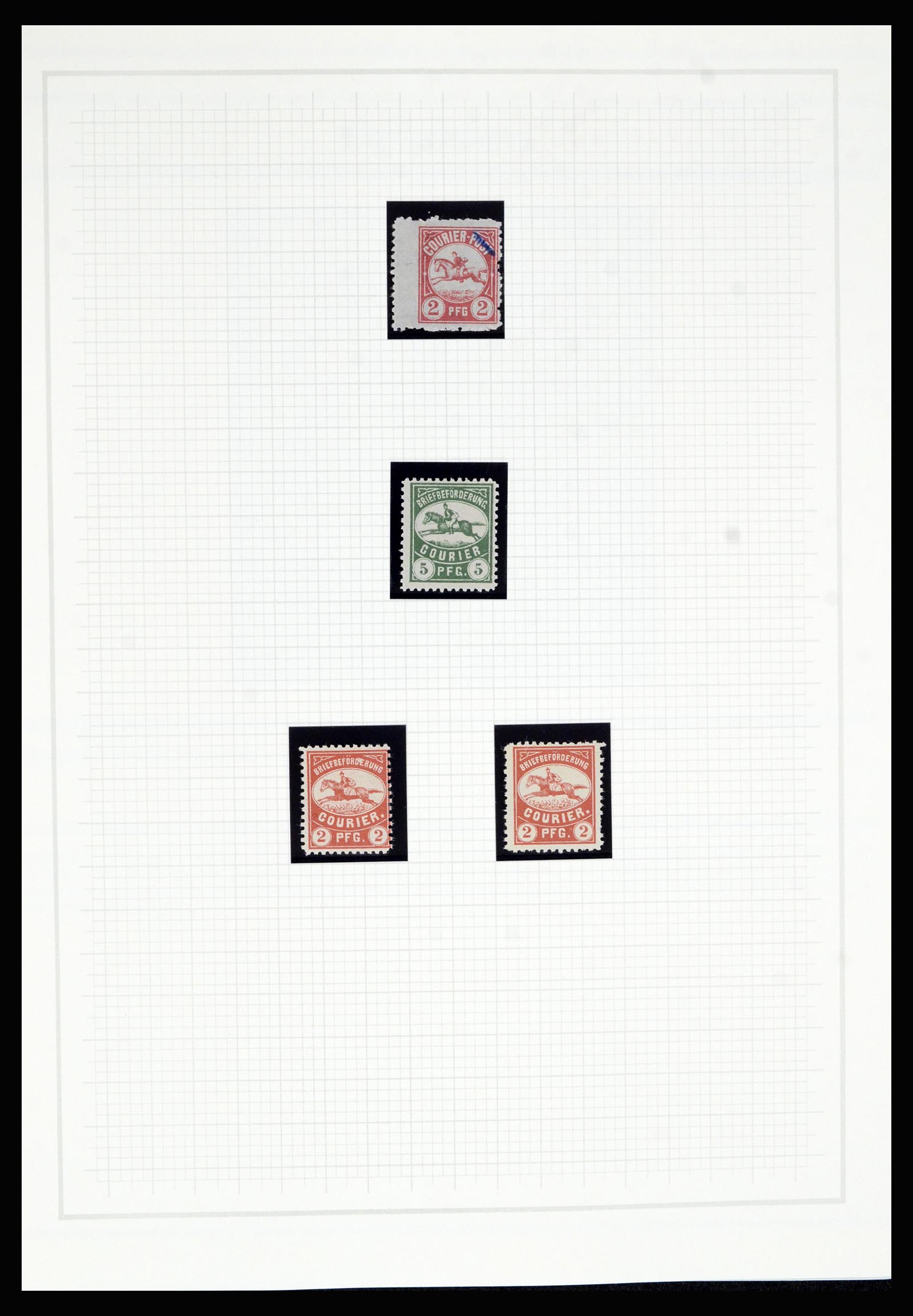36917 033 - Postzegelverzameling 36917 Duitsland stadspost 1891-1900.