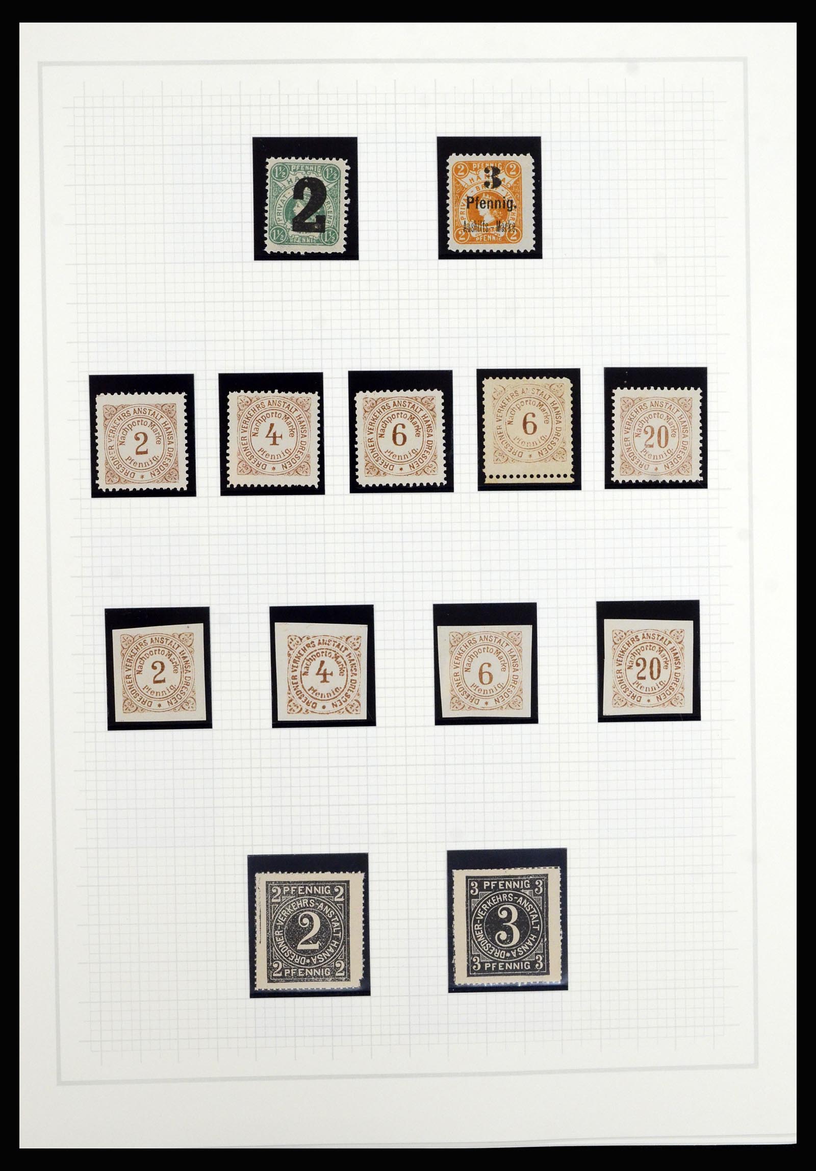 36917 036 - Postzegelverzameling 36917 Duitsland stadspost 1891-1900.