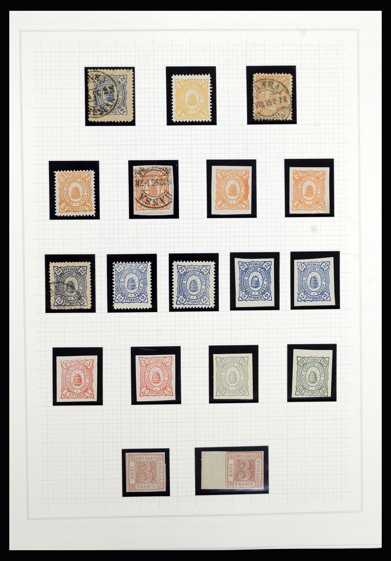 36917 037 - Postzegelverzameling 36917 Duitsland stadspost 1891-1900.
