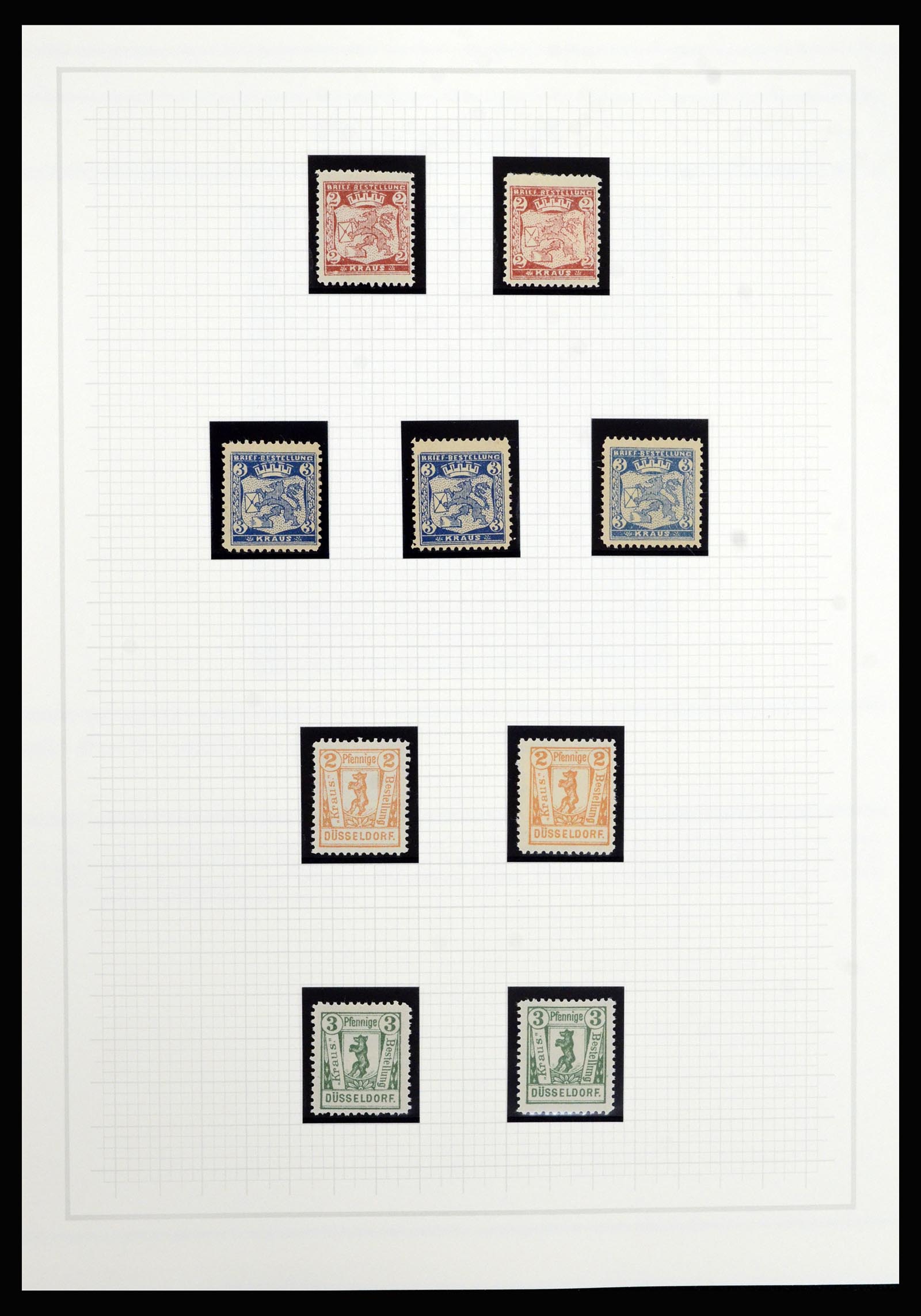 36917 038 - Postzegelverzameling 36917 Duitsland stadspost 1891-1900.