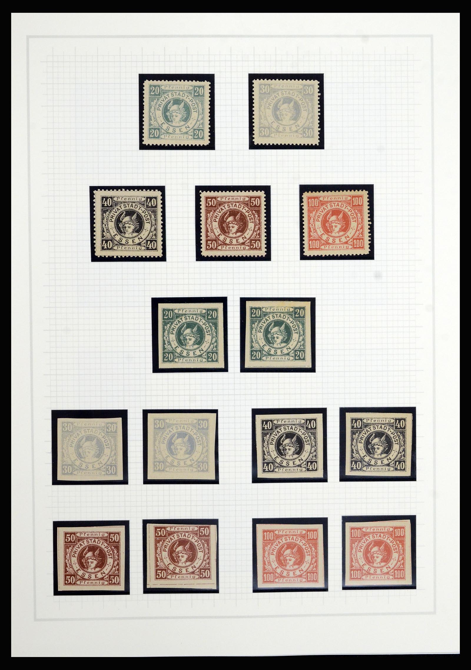 36917 043 - Postzegelverzameling 36917 Duitsland stadspost 1891-1900.