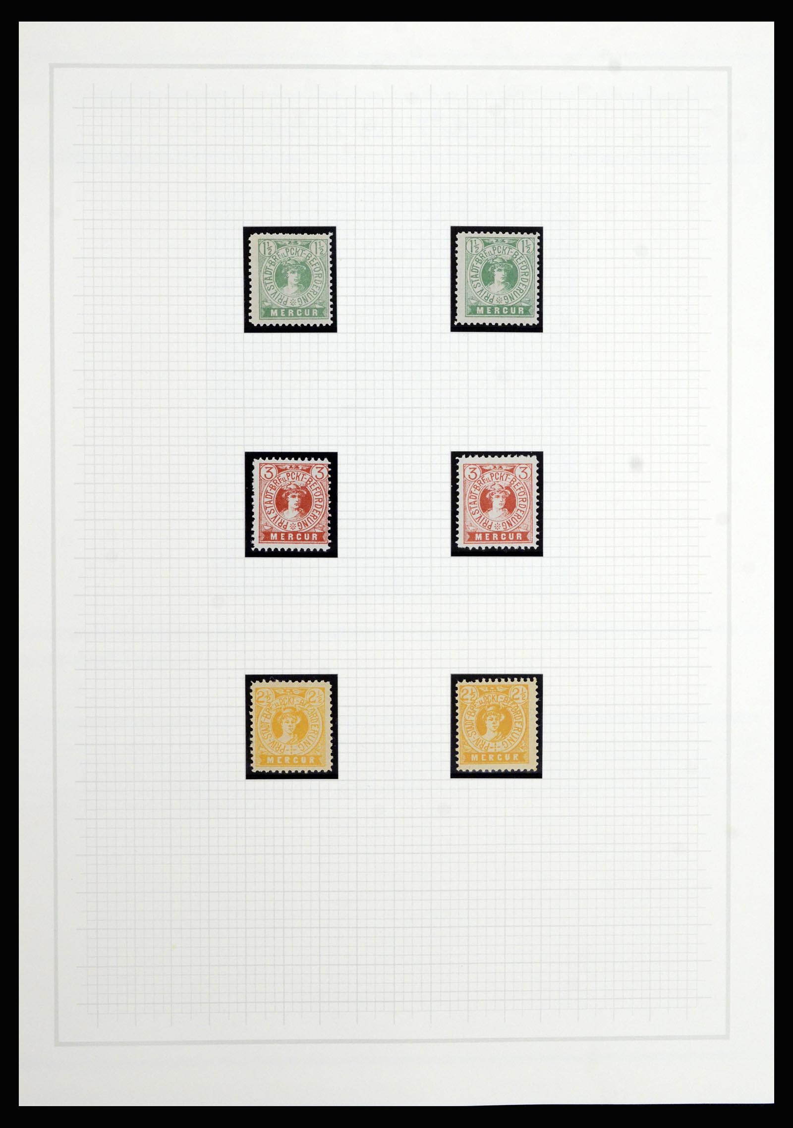 36917 048 - Postzegelverzameling 36917 Duitsland stadspost 1891-1900.