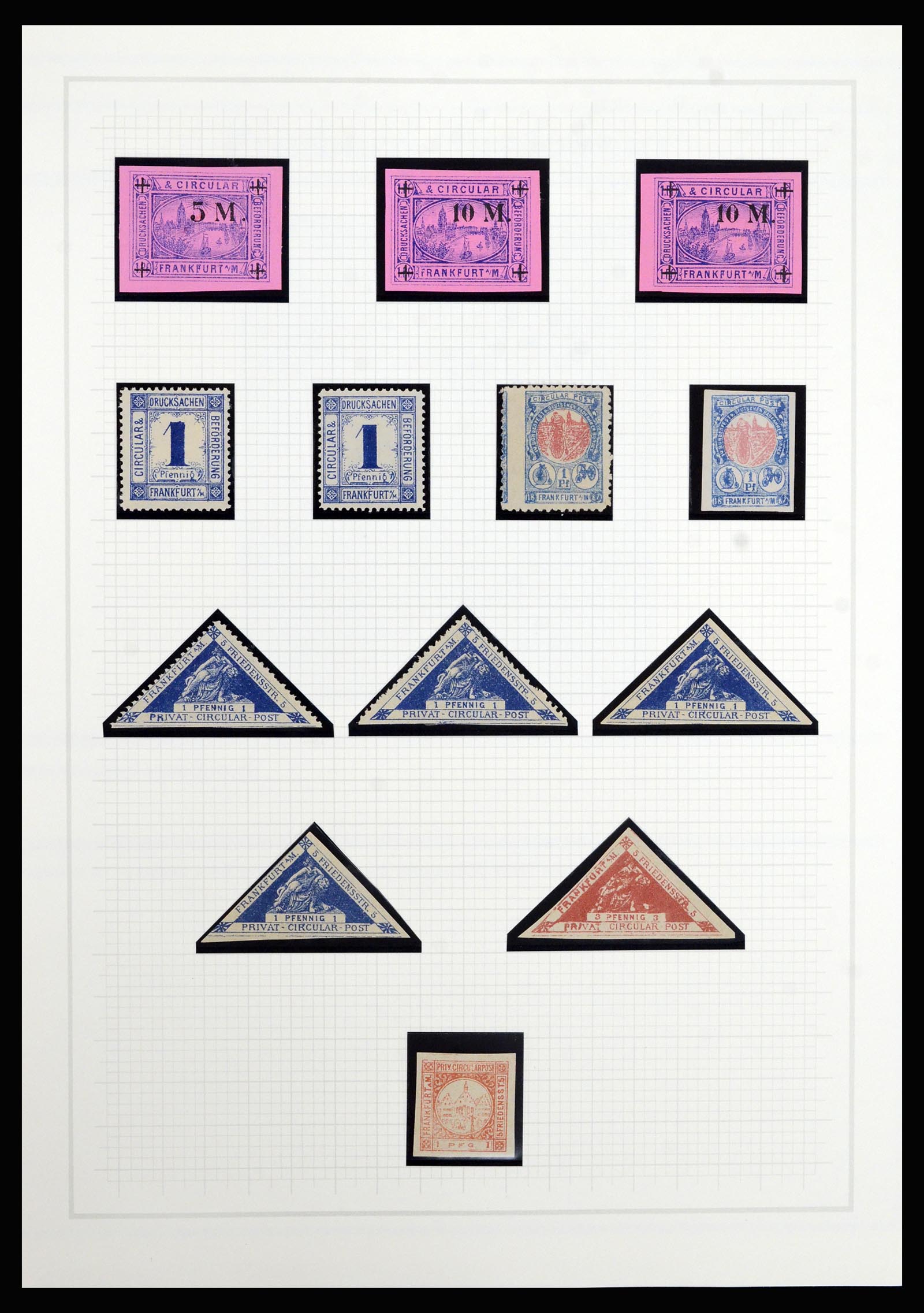 36917 051 - Postzegelverzameling 36917 Duitsland stadspost 1891-1900.