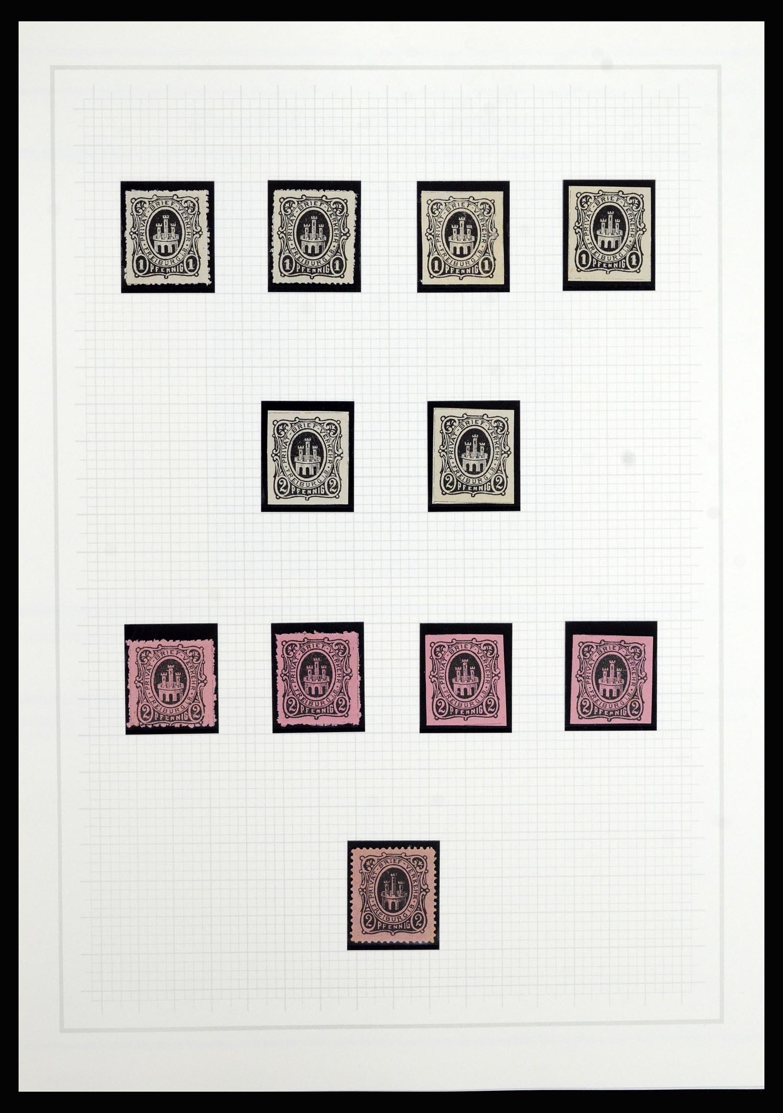 36917 052 - Postzegelverzameling 36917 Duitsland stadspost 1891-1900.