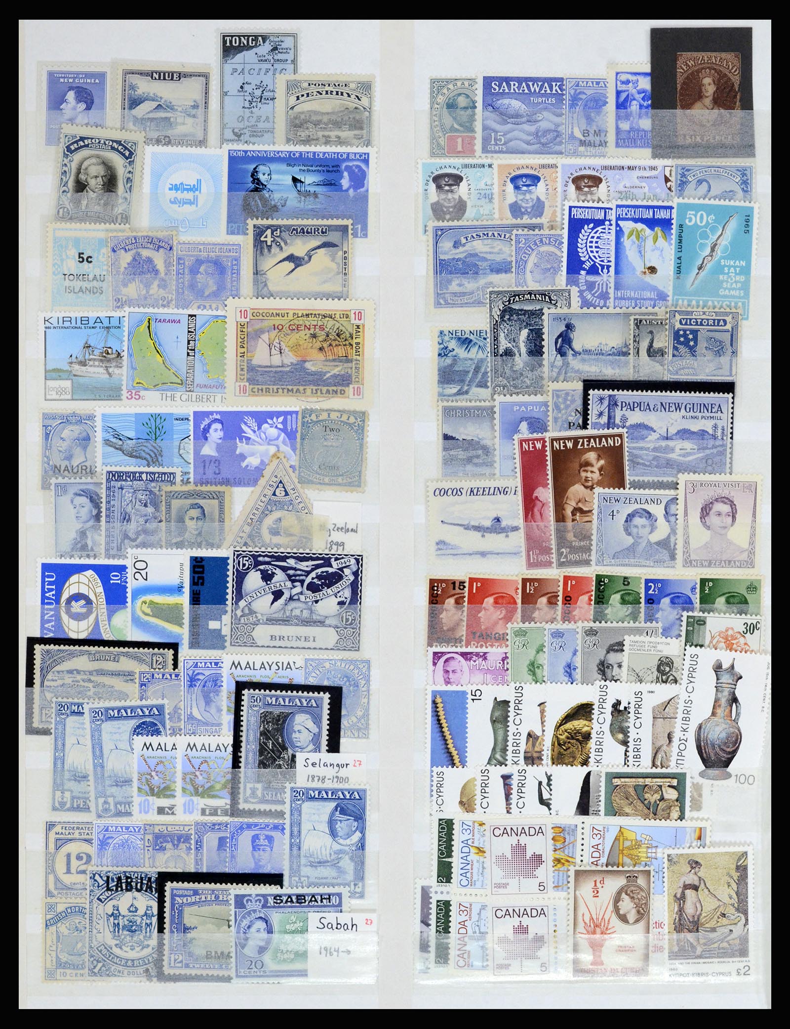 36918 028 - Stamp collection 36918 Gibraltar 1931-1976.