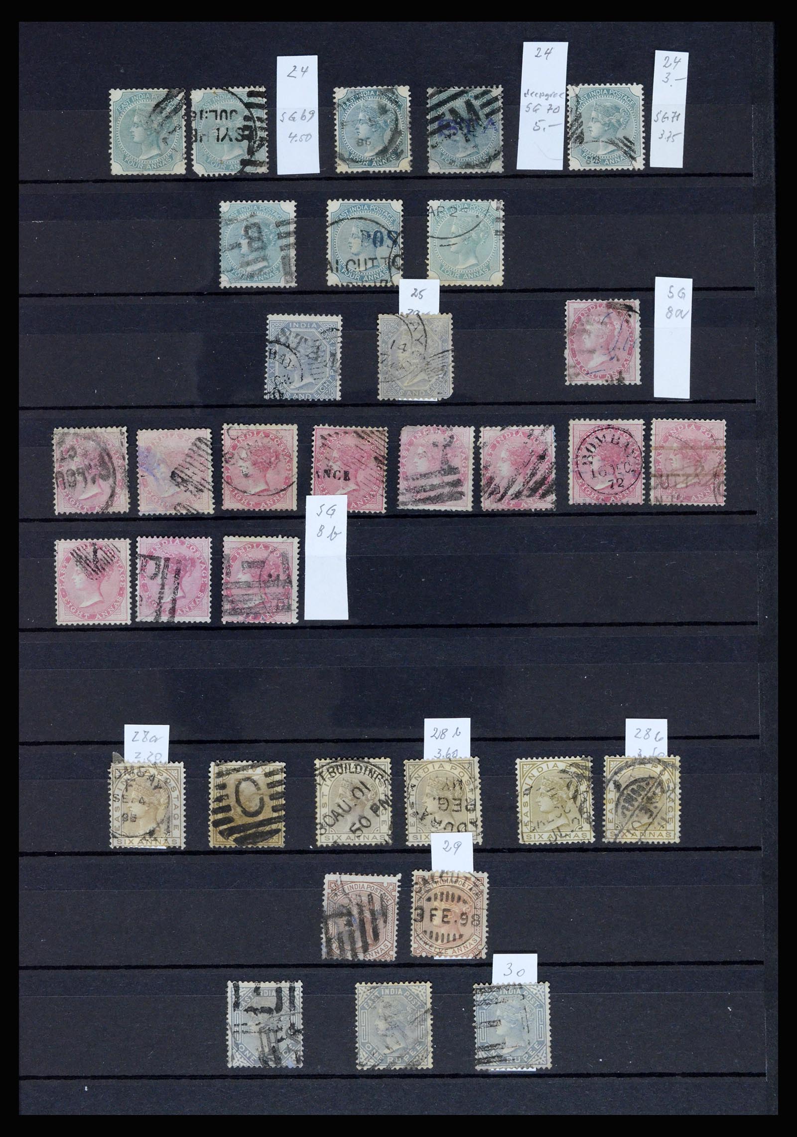 36919 005 - Postzegelverzameling 36919 India 1854-1946,
