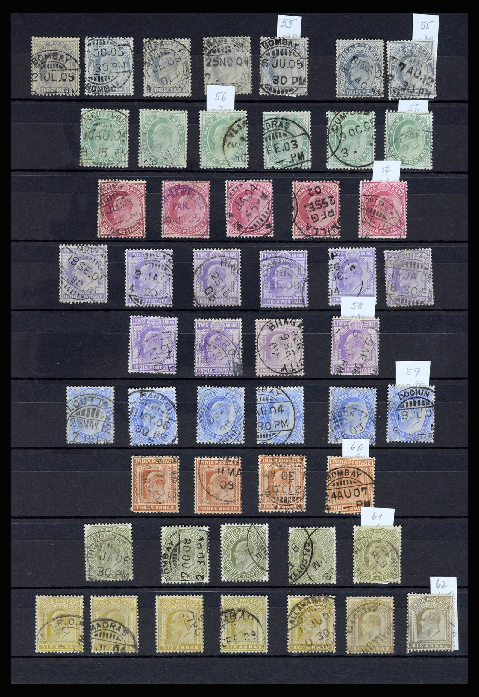36919 011 - Postzegelverzameling 36919 India 1854-1946,