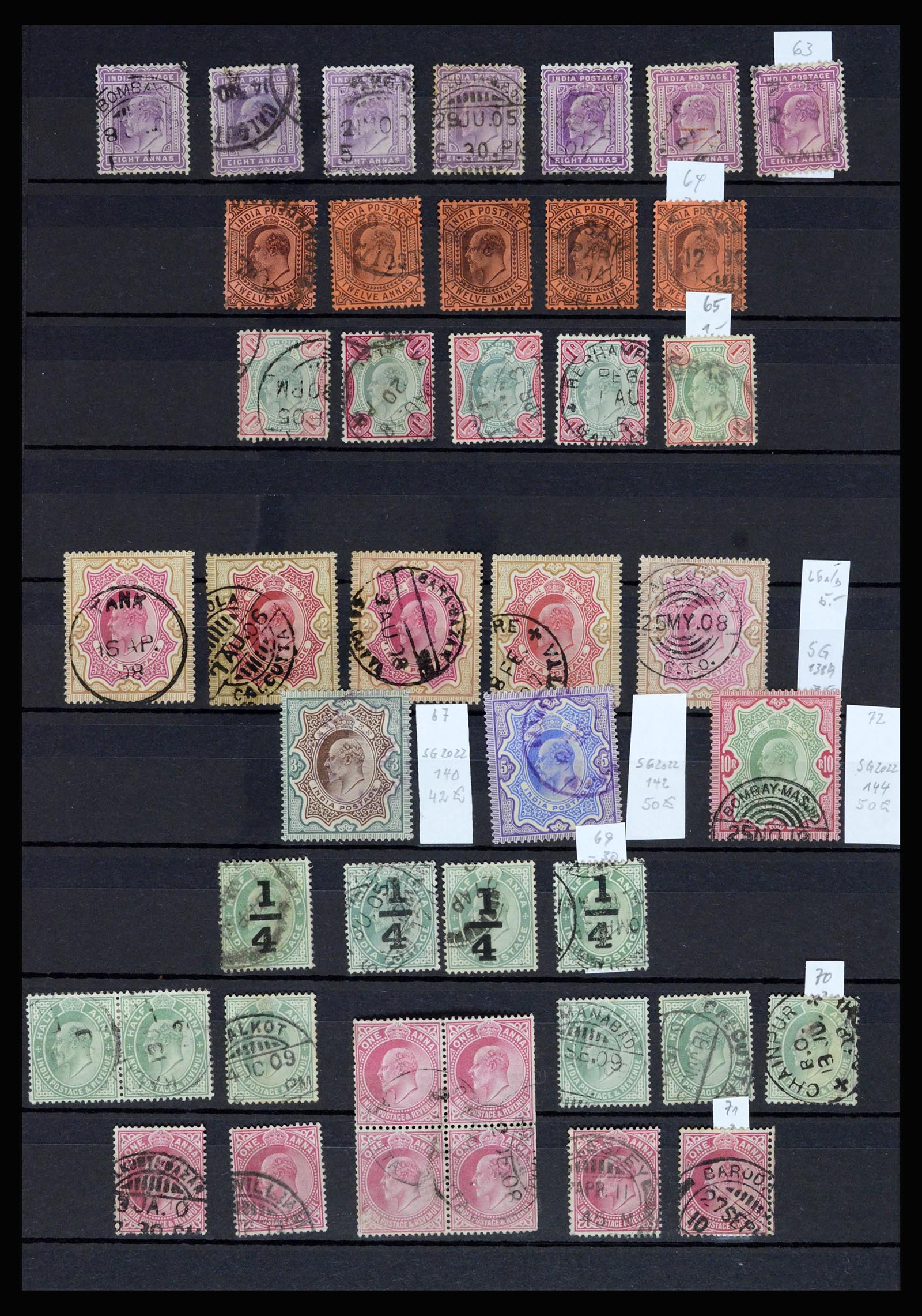 36919 012 - Postzegelverzameling 36919 India 1854-1946,