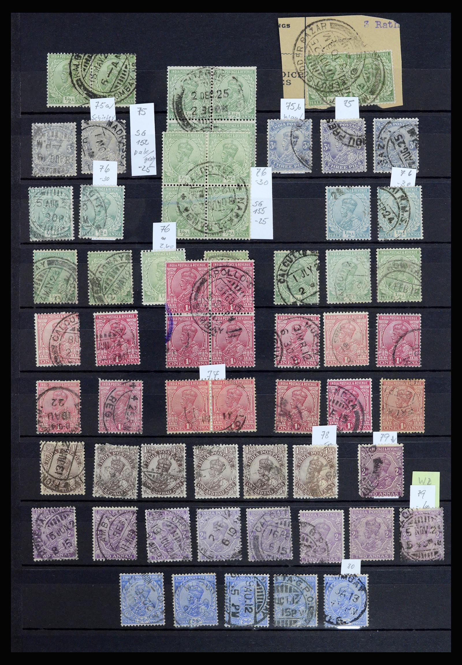36919 014 - Stamp collection 36919 India 1854-1946,