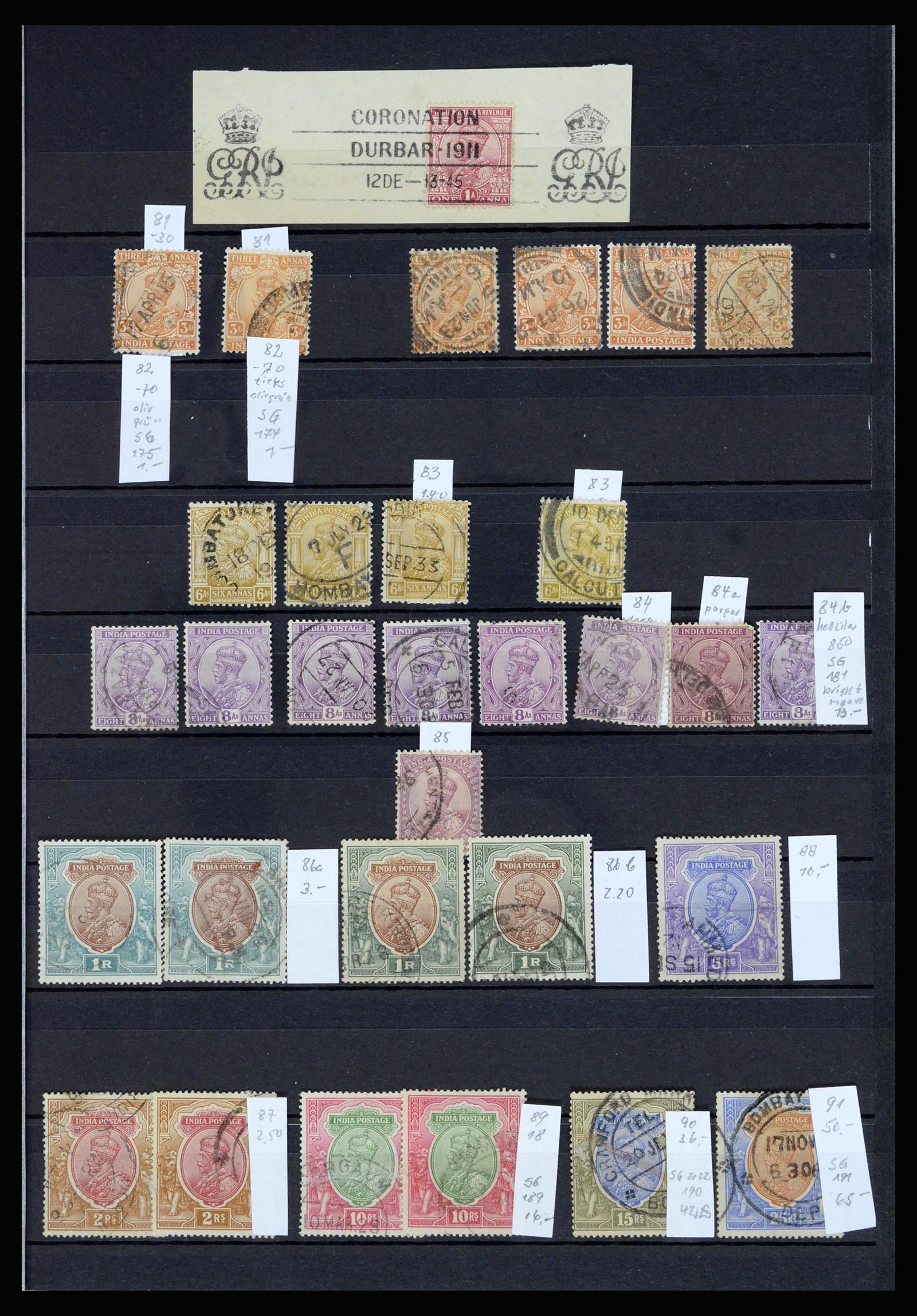 36919 015 - Postzegelverzameling 36919 India 1854-1946,