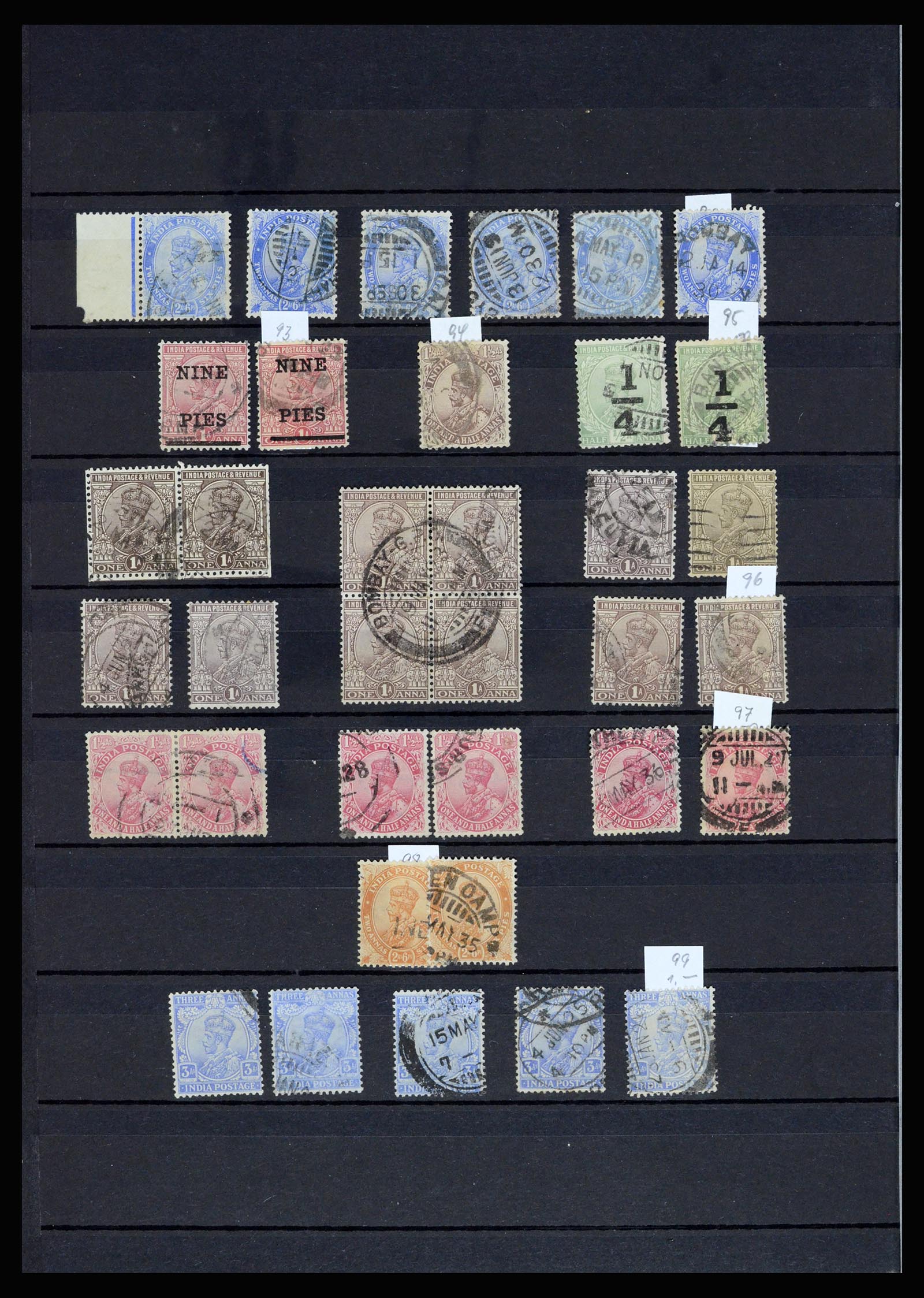 36919 016 - Postzegelverzameling 36919 India 1854-1946,