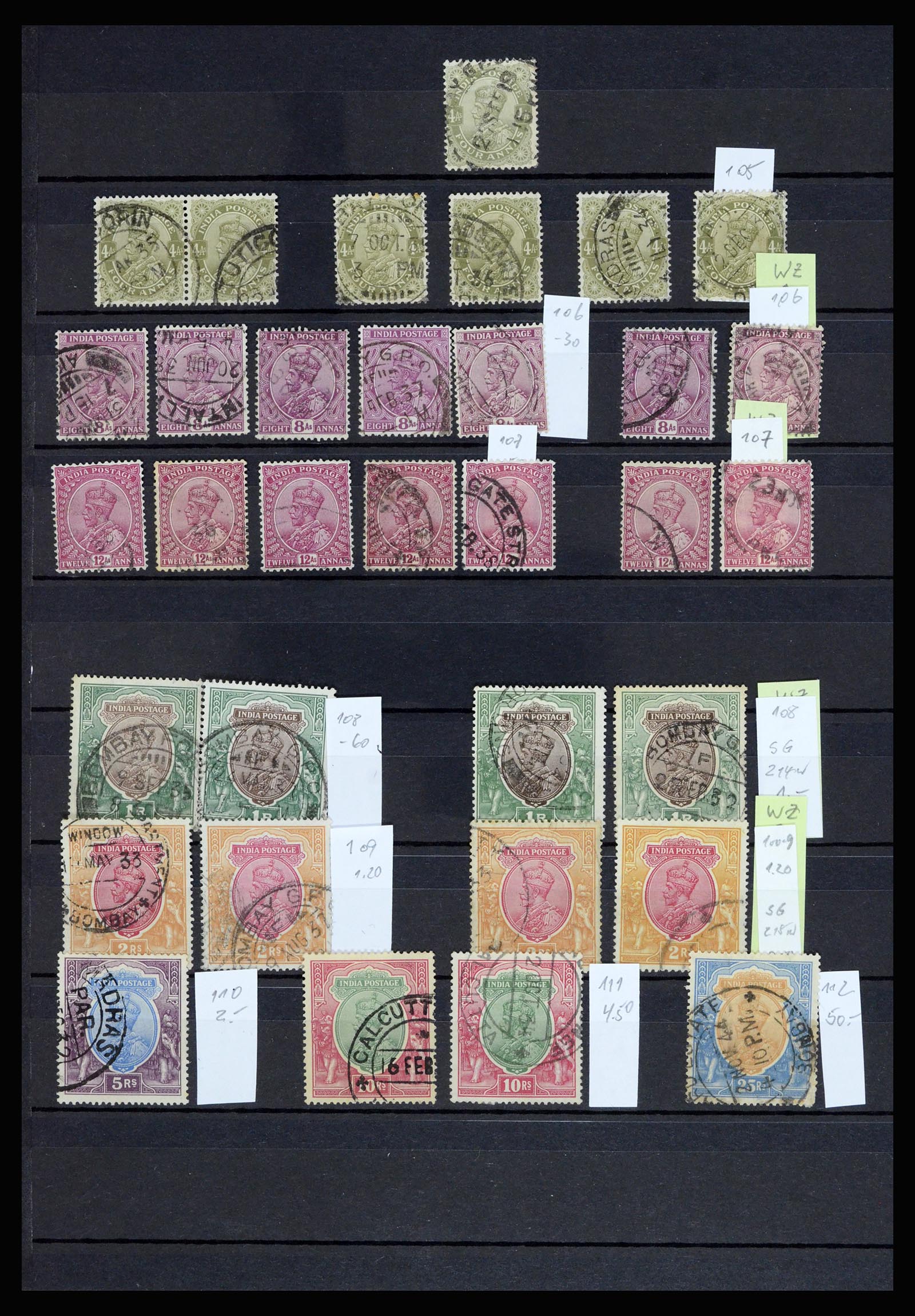 36919 018 - Postzegelverzameling 36919 India 1854-1946,