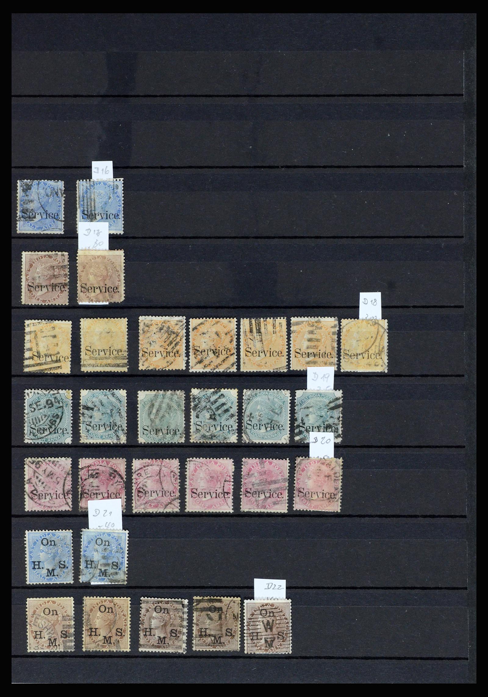 36919 025 - Stamp collection 36919 India 1854-1946,