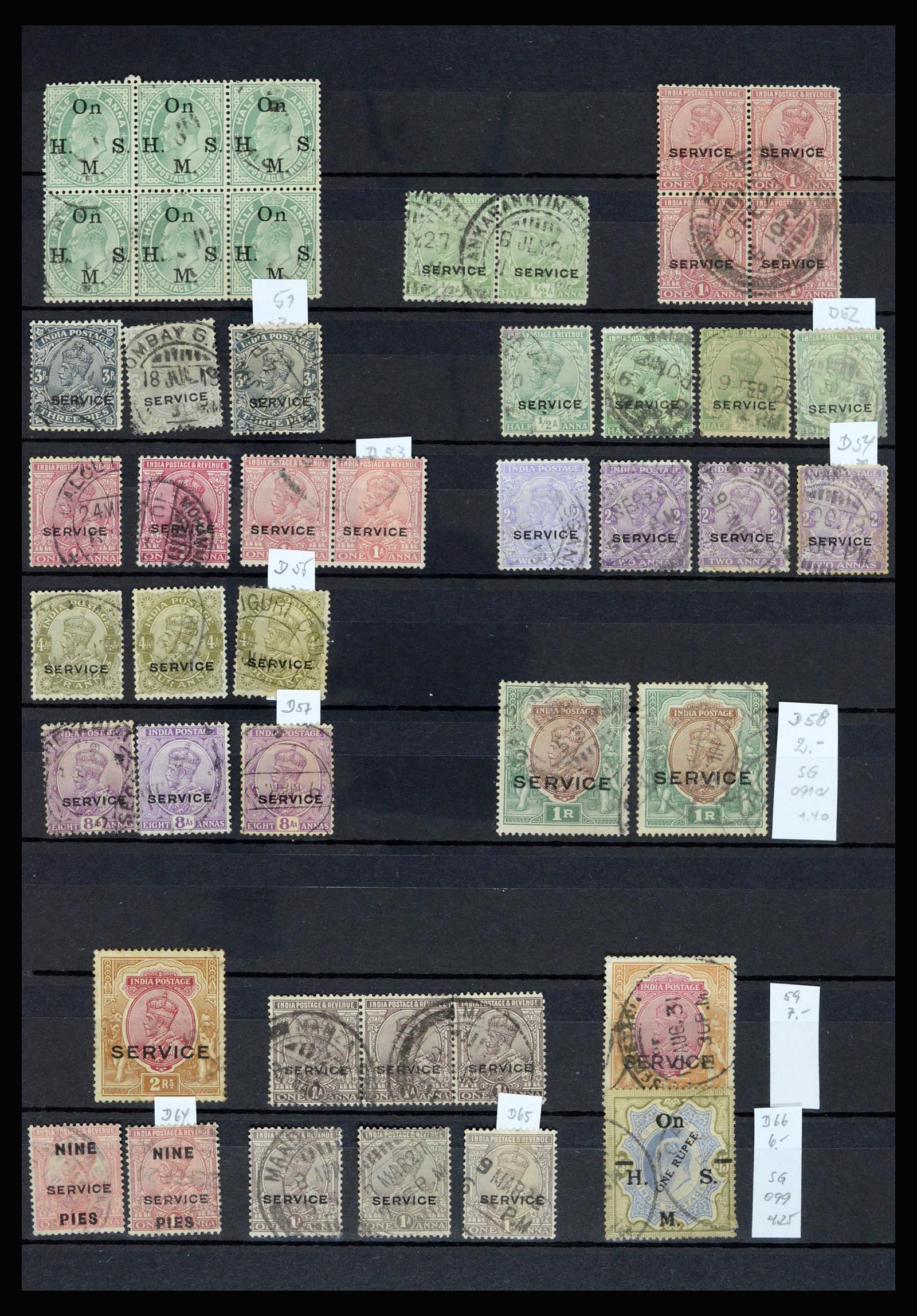 36919 028 - Stamp collection 36919 India 1854-1946,