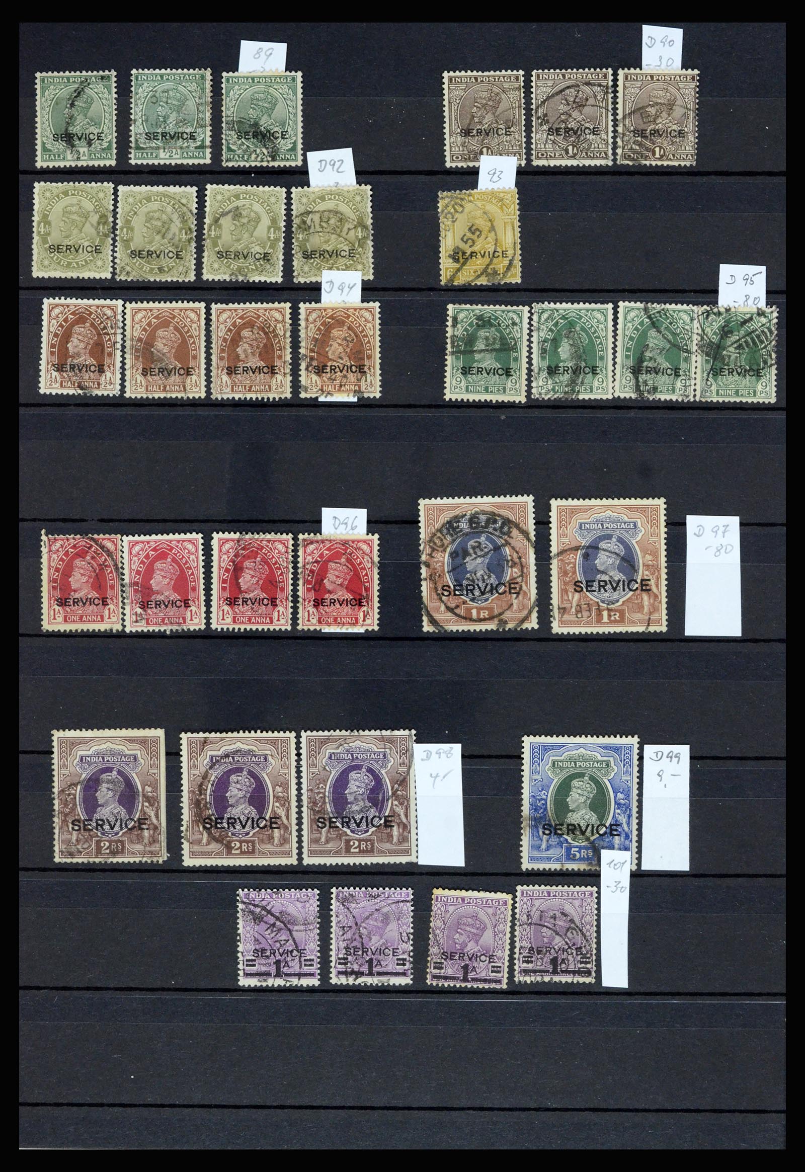 36919 030 - Stamp collection 36919 India 1854-1946,