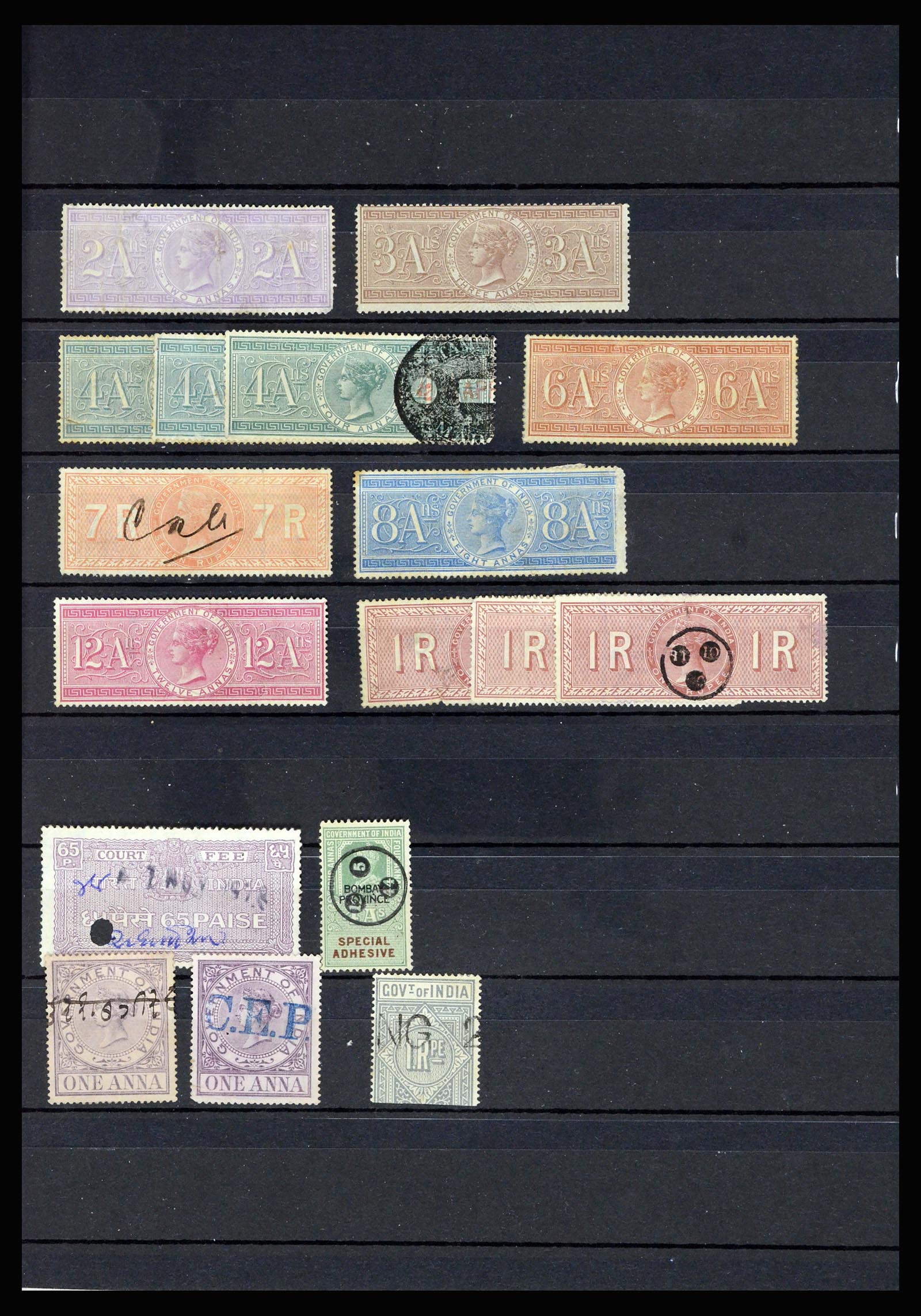 36919 042 - Postzegelverzameling 36919 India 1854-1946,