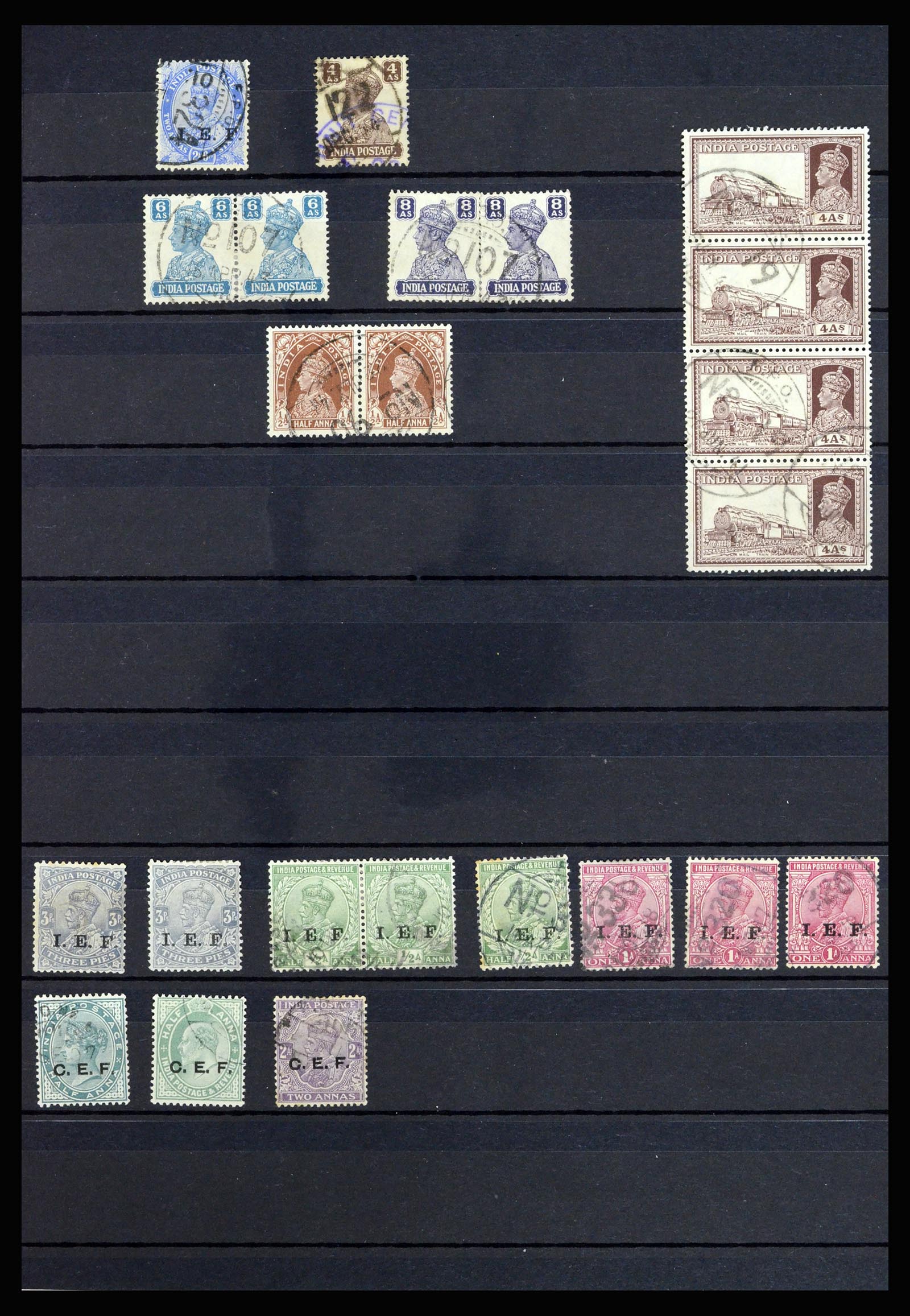 36919 045 - Postzegelverzameling 36919 India 1854-1946,