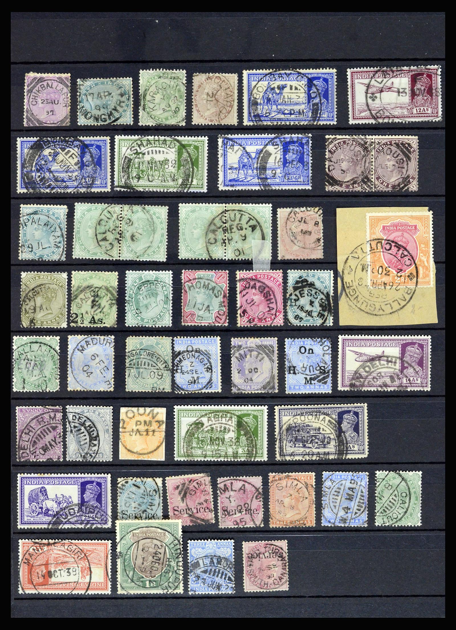 36919 047 - Postzegelverzameling 36919 India 1854-1946,