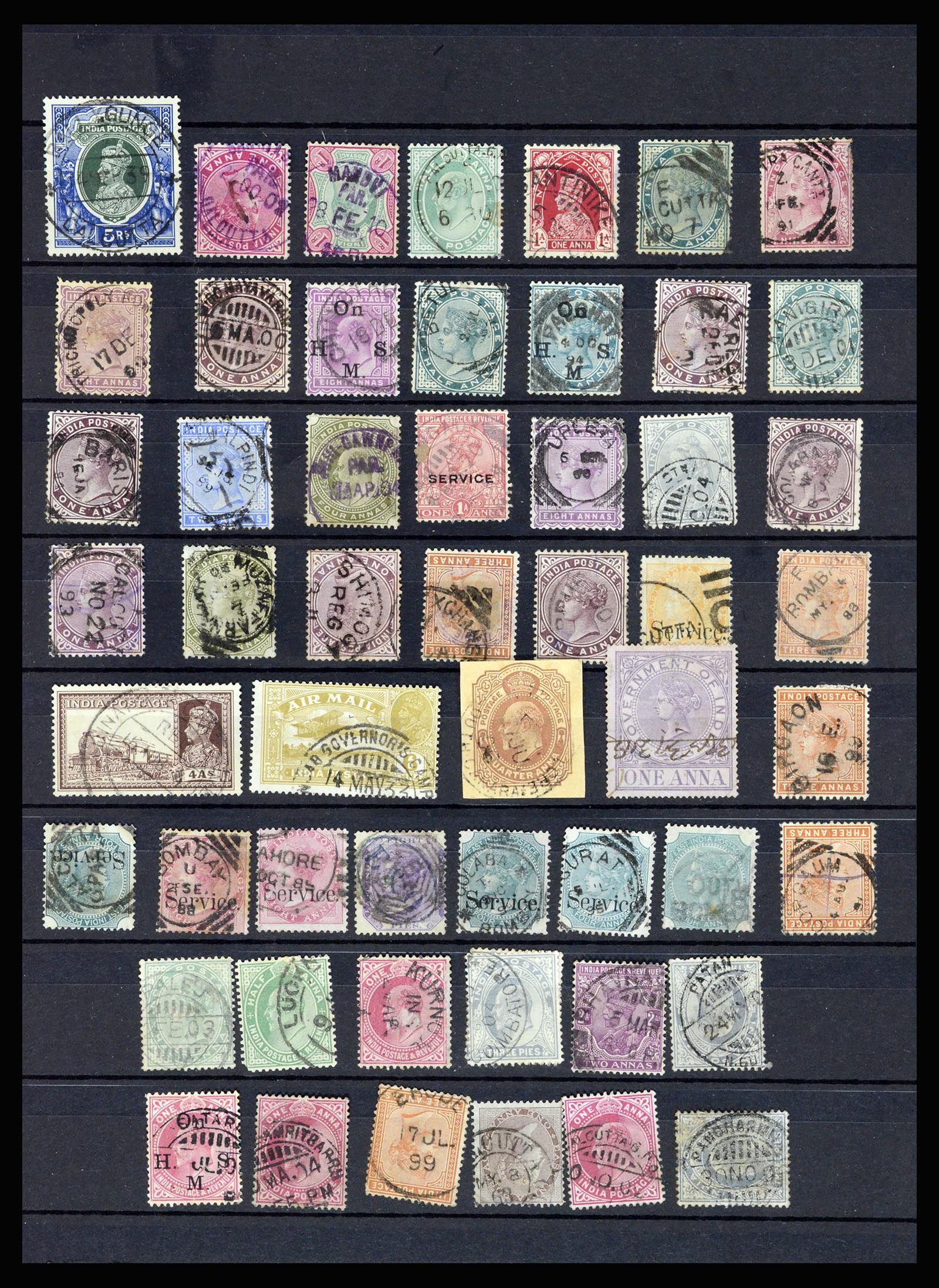 36919 048 - Postzegelverzameling 36919 India 1854-1946,