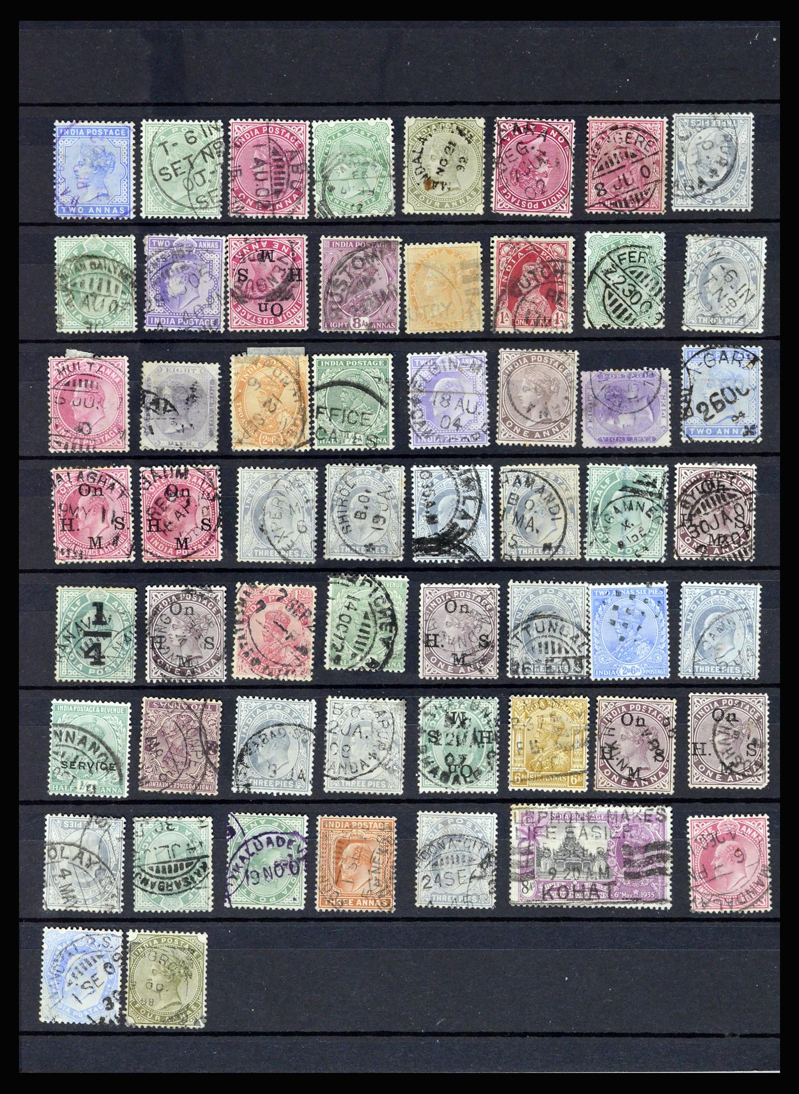 36919 049 - Postzegelverzameling 36919 India 1854-1946,