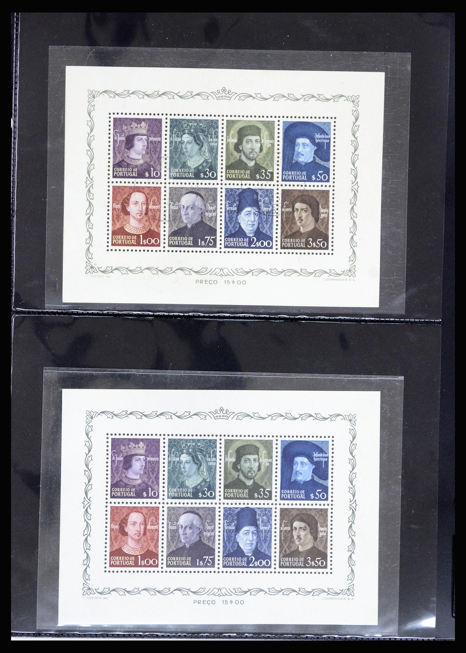 36924 006 - Postzegelverzameling 36924 Portugal blokken 1940-1949.