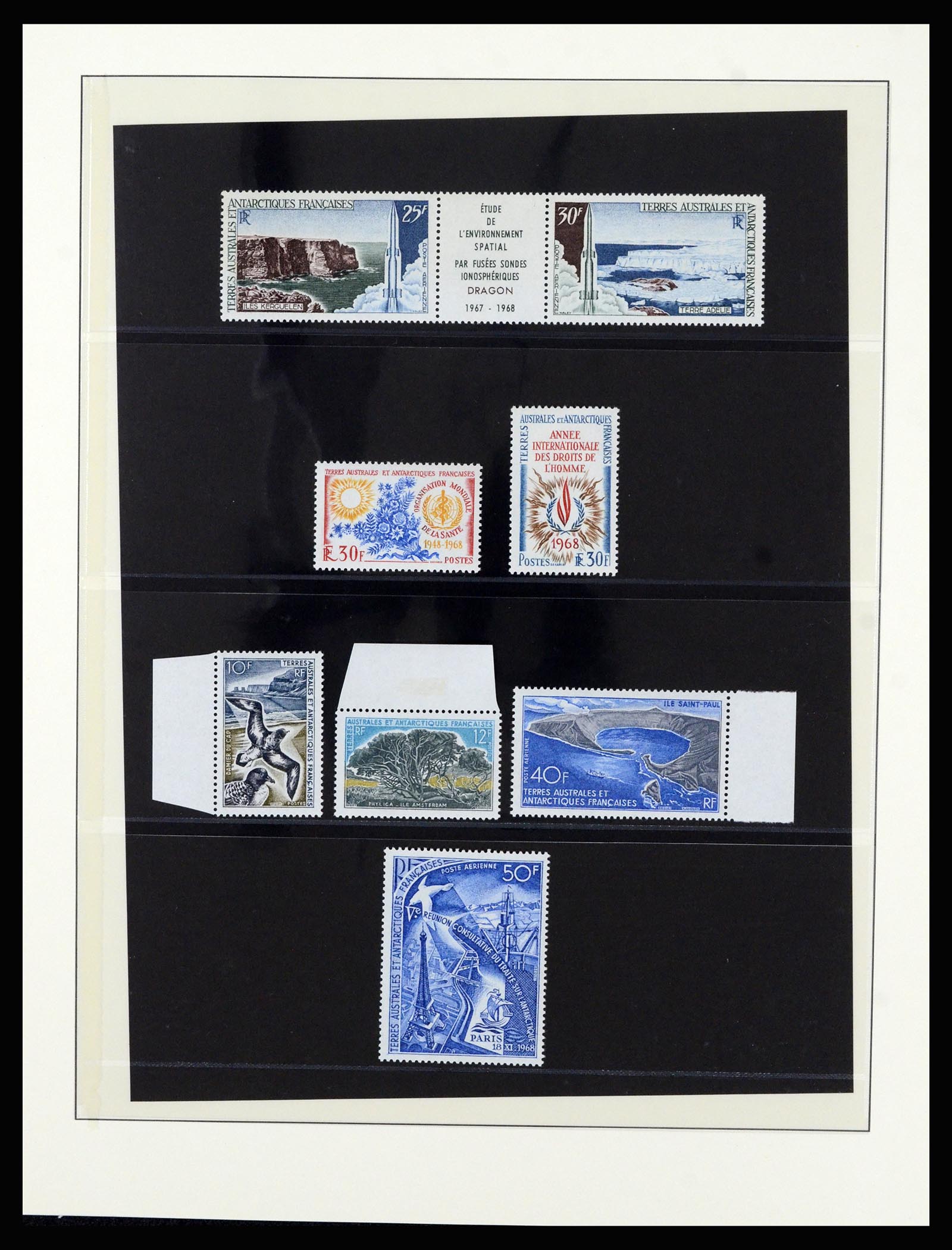 36925 005 - Postzegelverzameling 36925 Frans Antarctica 1955-2002.