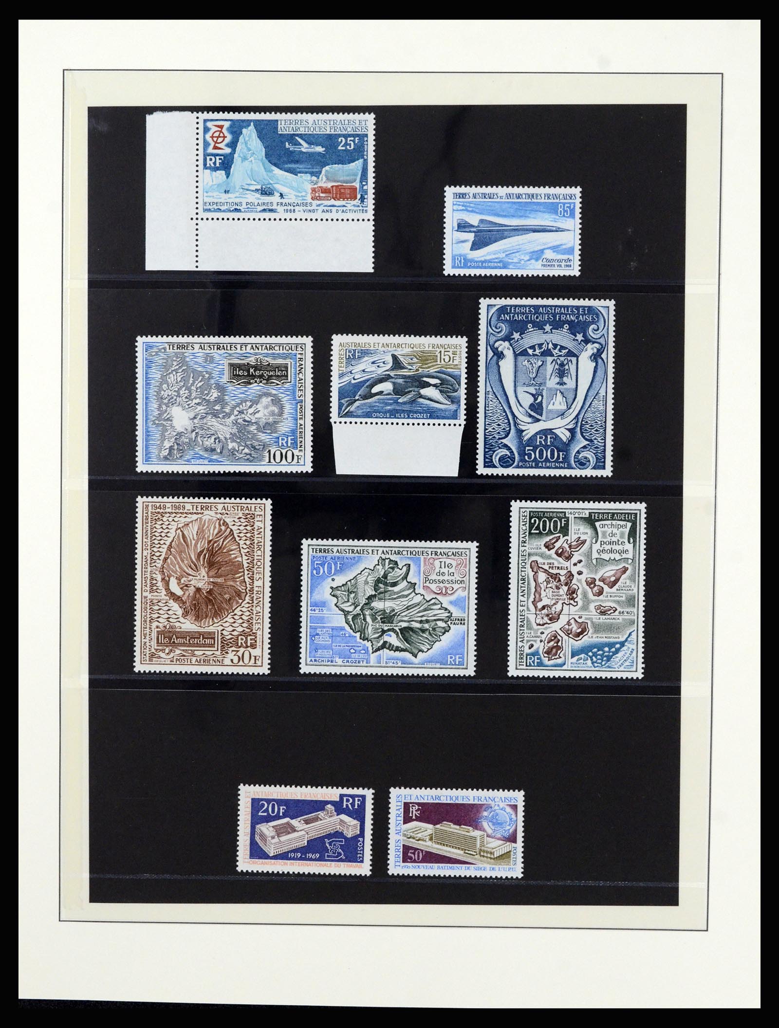 36925 006 - Postzegelverzameling 36925 Frans Antarctica 1955-2002.