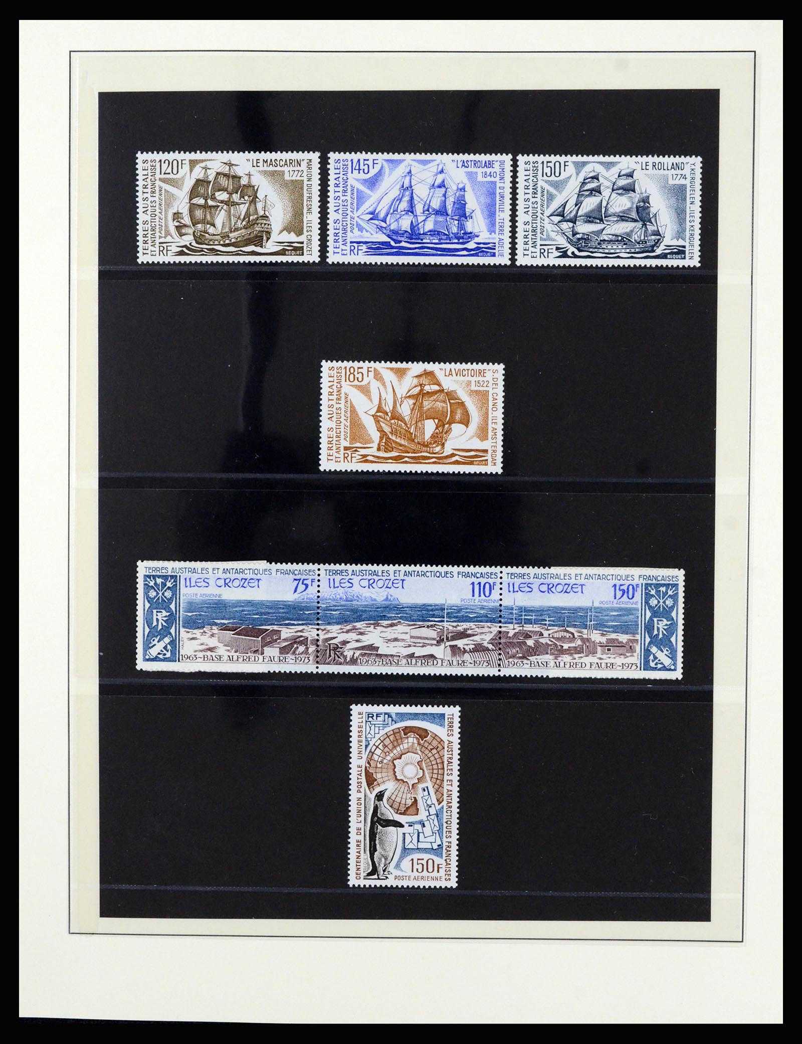 36925 009 - Postzegelverzameling 36925 Frans Antarctica 1955-2002.