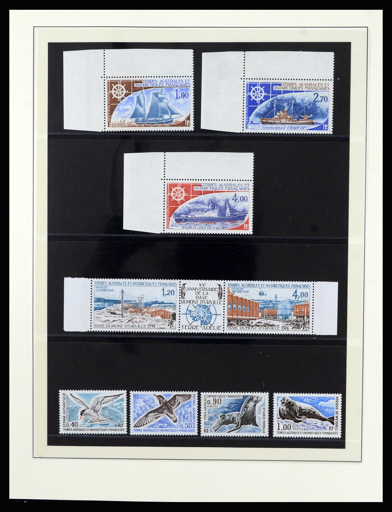 36925 011 - Postzegelverzameling 36925 Frans Antarctica 1955-2002.