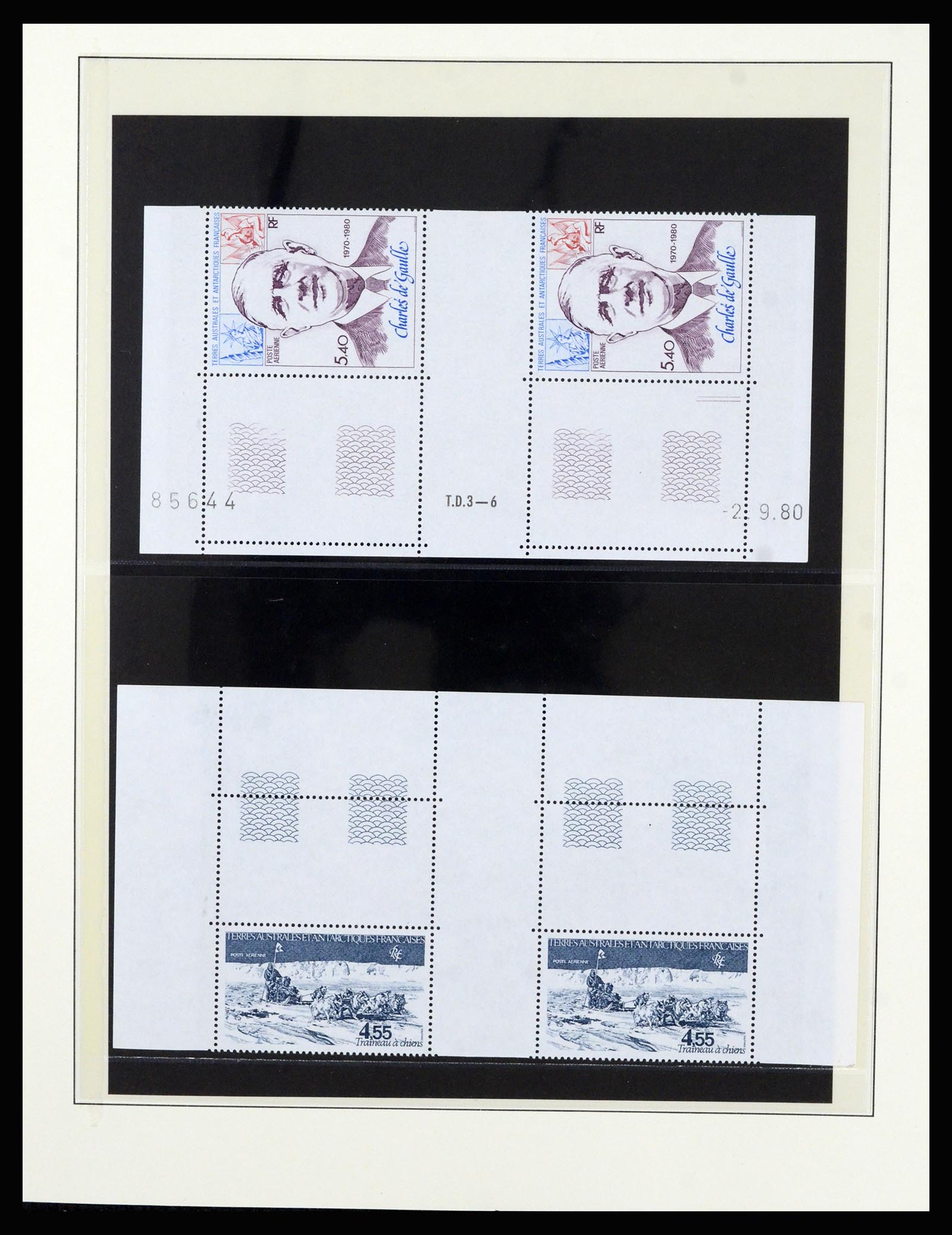 36925 017 - Postzegelverzameling 36925 Frans Antarctica 1955-2002.