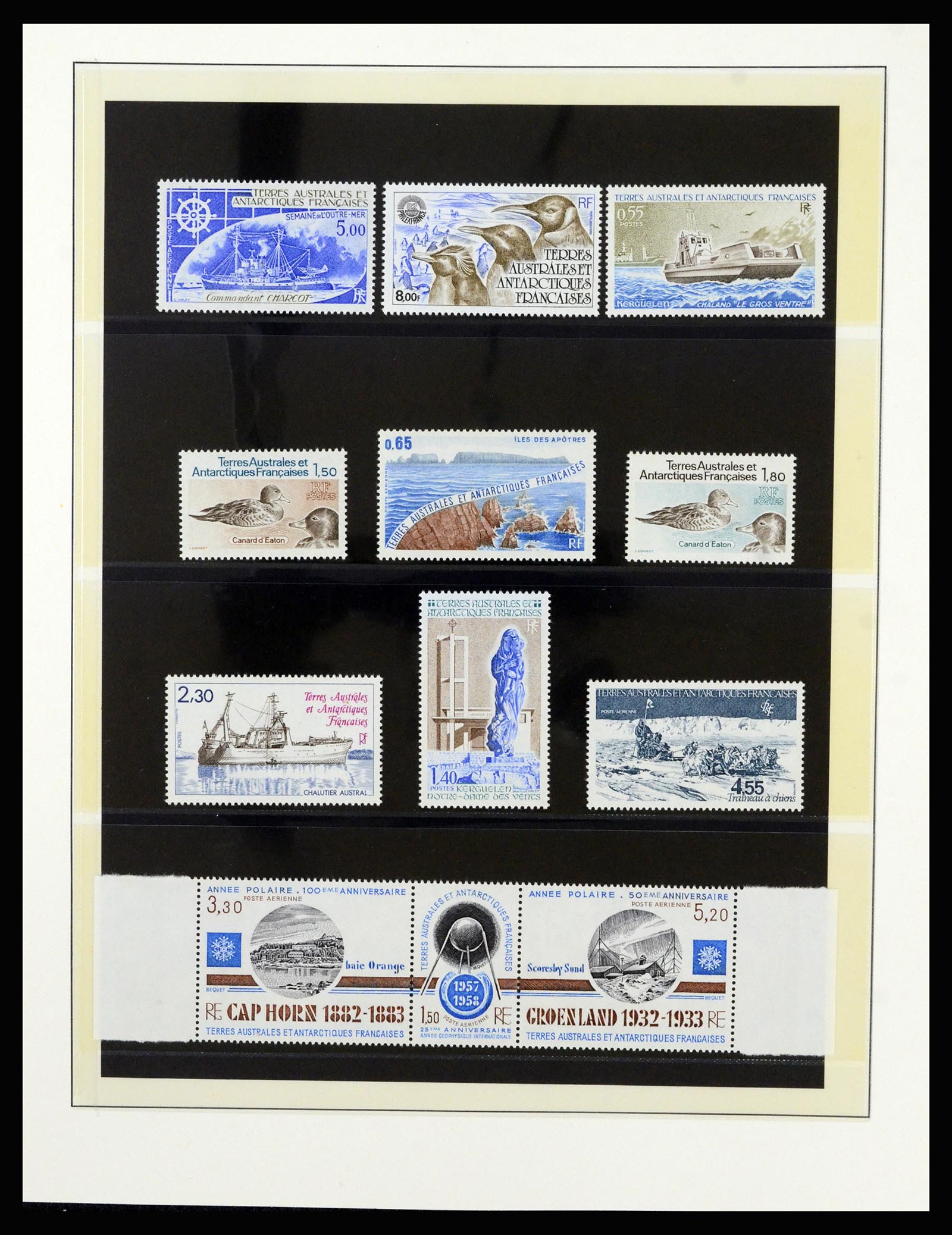 36925 019 - Postzegelverzameling 36925 Frans Antarctica 1955-2002.
